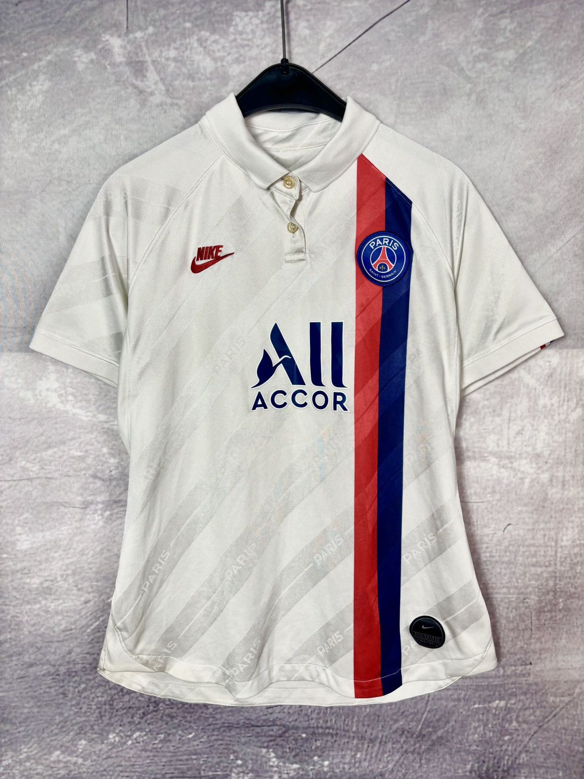 Nike Nike Paris Saint Germain Soccer Jersey Polo Shirt Size M / US 6-8 / IT 42-44 - 1 Thumbnail
