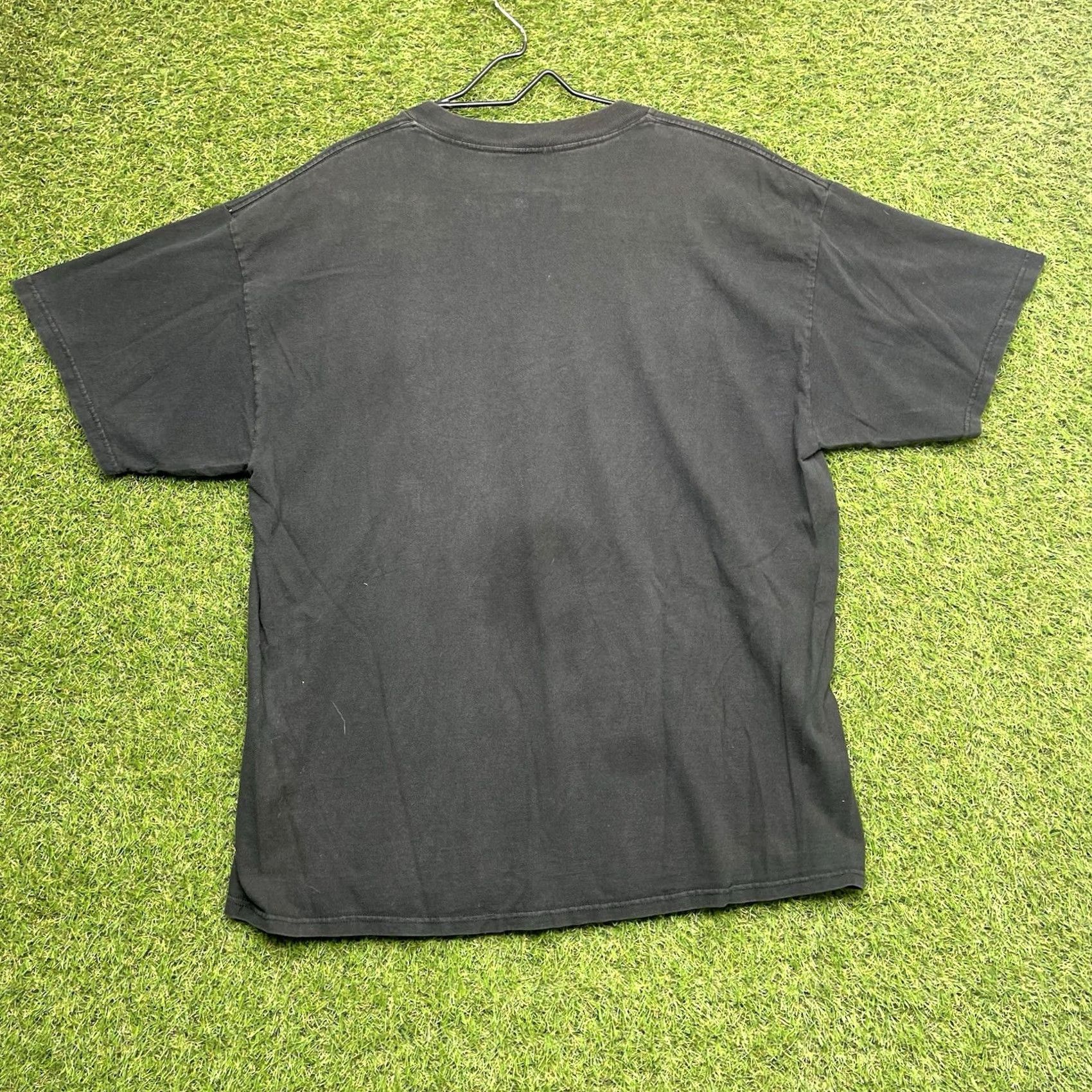 Vintage VINTAGE Shirt Mens XL Black 90s Funny Owl Tree USA Toilet POO Logo Graphic T-Shirt Size US XL / EU 56 / 4 - 2 Thumbnail