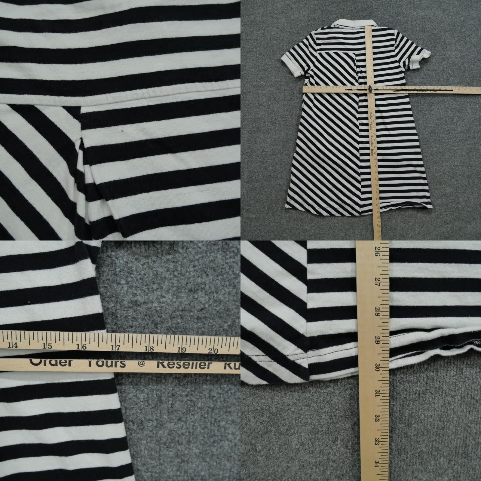 Anthropologie Maeve Dress Anthropologie Shirt Dress Womens XS Black White Collared Short Sleeve Pullover Casual Vintage No N/A Tiger? Size XS / US 0-2 / IT 36-38 - 8 Thumbnail