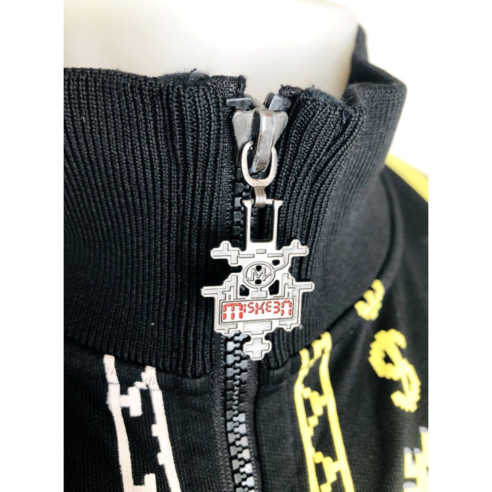 Logo 7 Miskeen Atari Video Game PUFFY LOGO Space Invaders 2XL Jacket Mens Regular Size 2XL Black Full Zip Logo 90s Theme Pokemon? Size US XXL / EU 58 / 5 - 4 Thumbnail