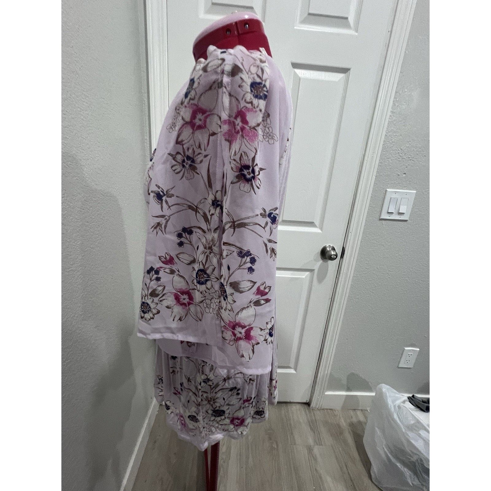 Anthropologie Anthropologie One September Pink Floral Garden Border Fairy Size XS / US 0-2 / IT 36-38 - 15 Thumbnail