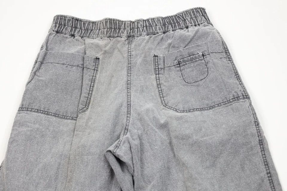 Vintage Vintage 80s Streetwear Tapered Parachute Cargo Pants Gray Size US 30 / EU 46 - 15 Thumbnail