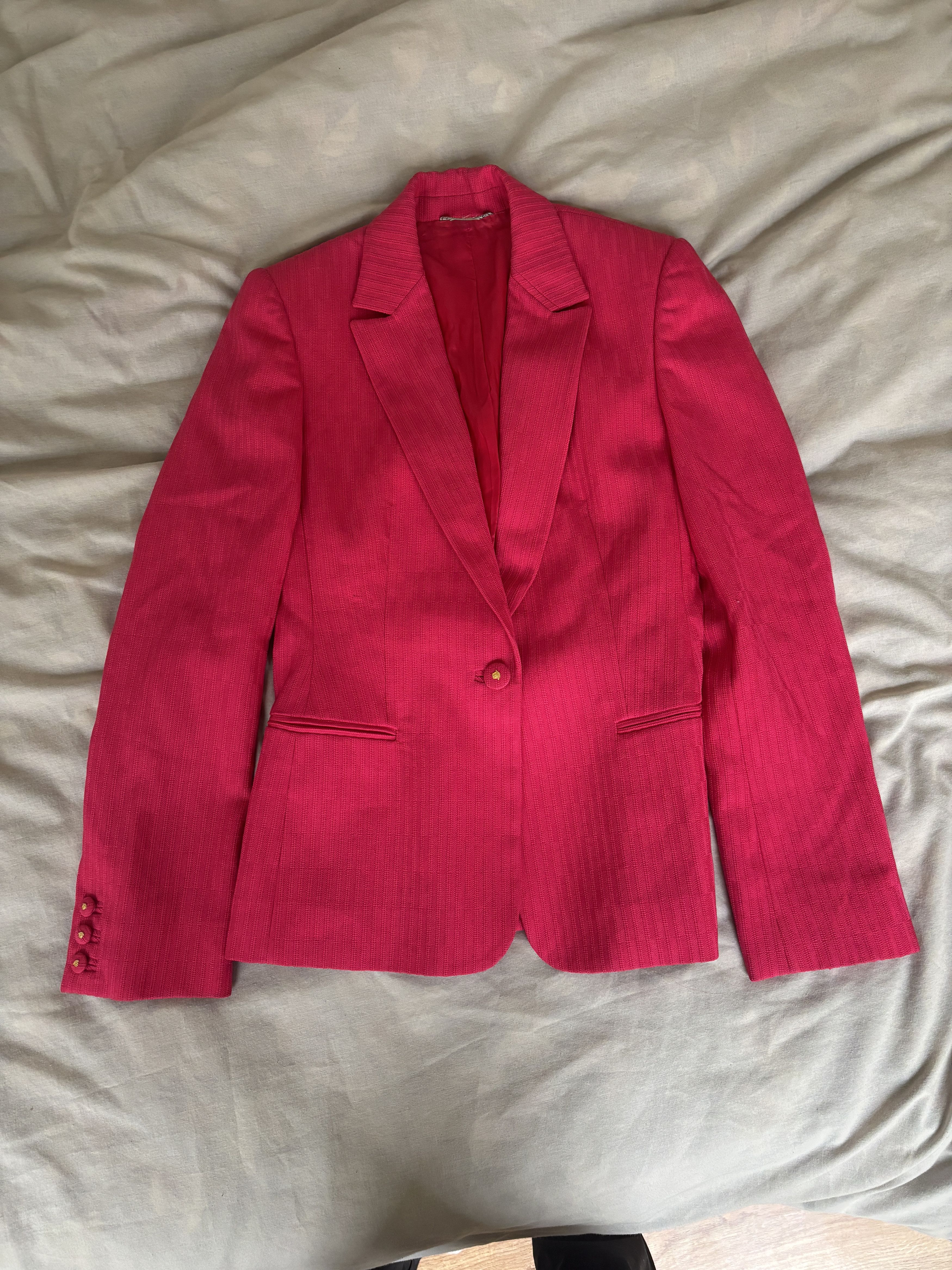 Versace Versace Pink Blazer Size S / US 4 / IT 40 - 2 Thumbnail