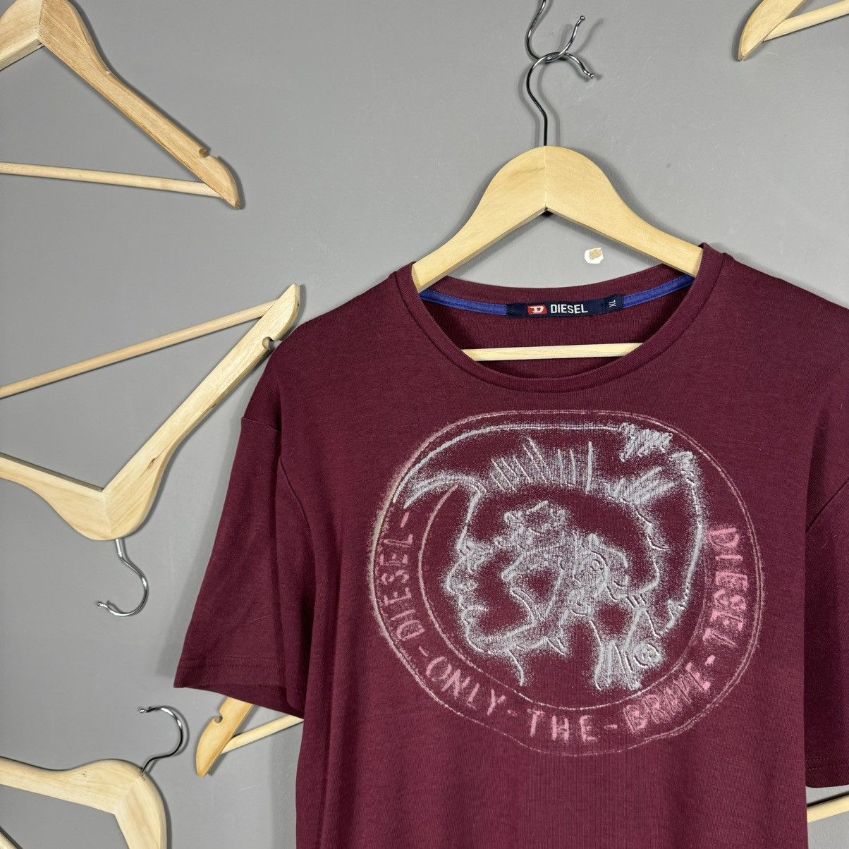 Diesel × Vintage Vintage Diesel T-shirt Size US XL / EU 56 / 4 - 4 Thumbnail