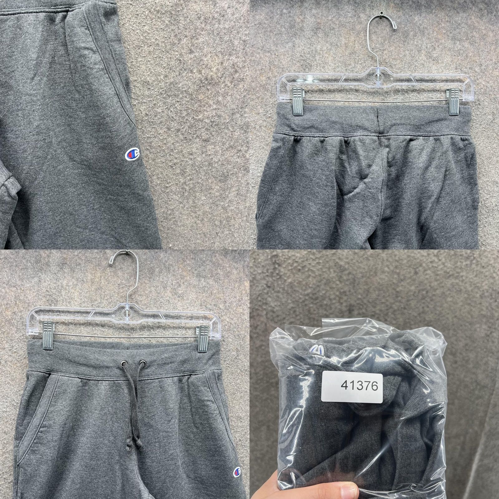 Champion Champion Sweatpants Mens Small Gray Fleece Jogger Pants Logo Athletic Lounge Size US 29 - 8 Thumbnail