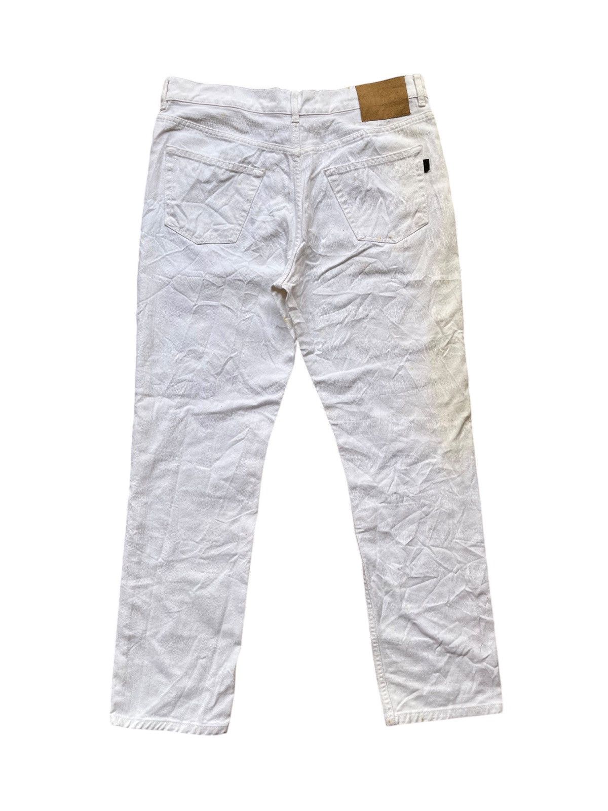 Balenciaga Balenciaga White Jeans Size US 32 / EU 48 - 1 Thumbnail