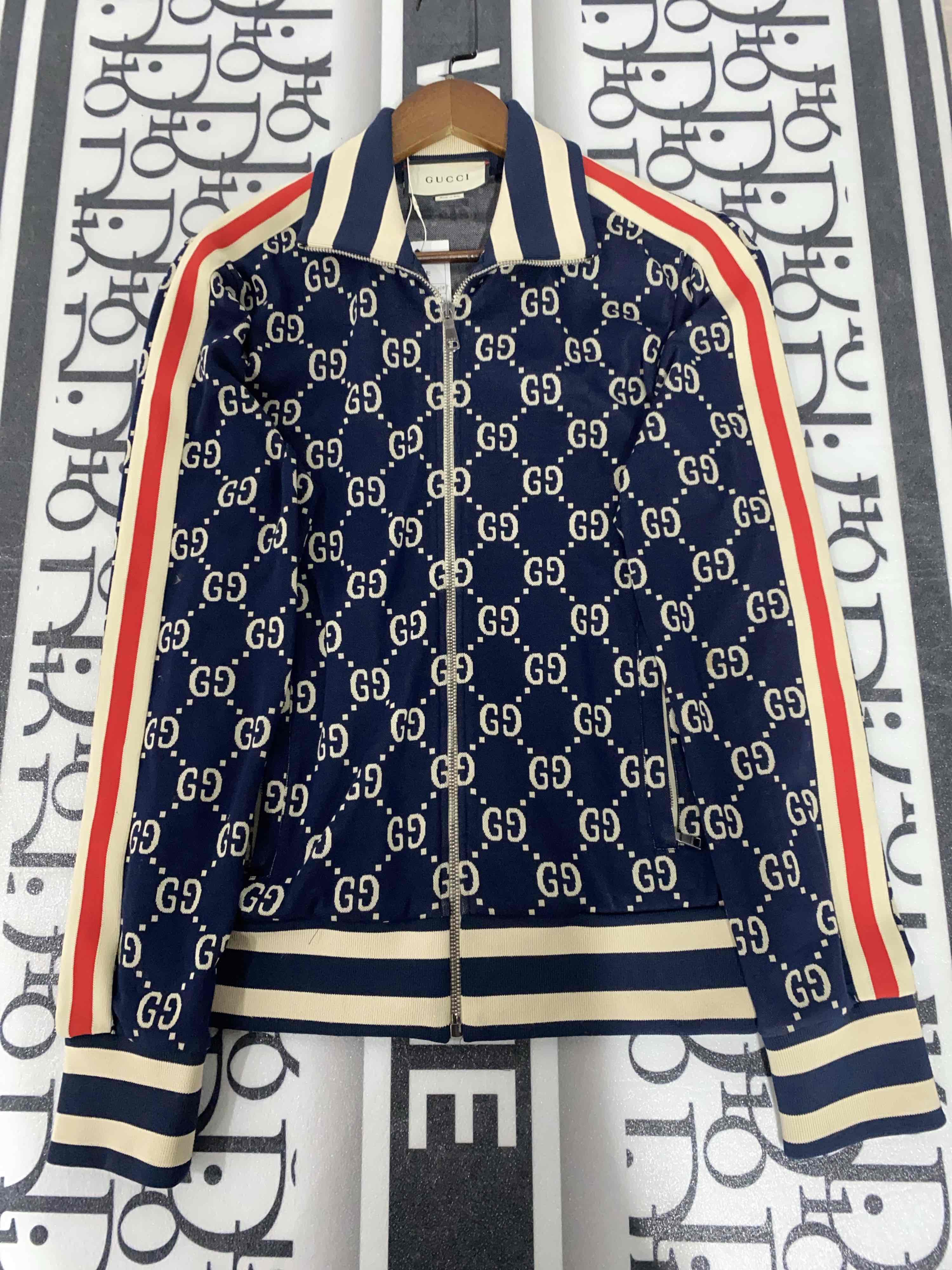 Gucci Gucci GG Monogram Zip-Up Jacket Size S Size US S / EU 44-46 / 1 - 1 Thumbnail