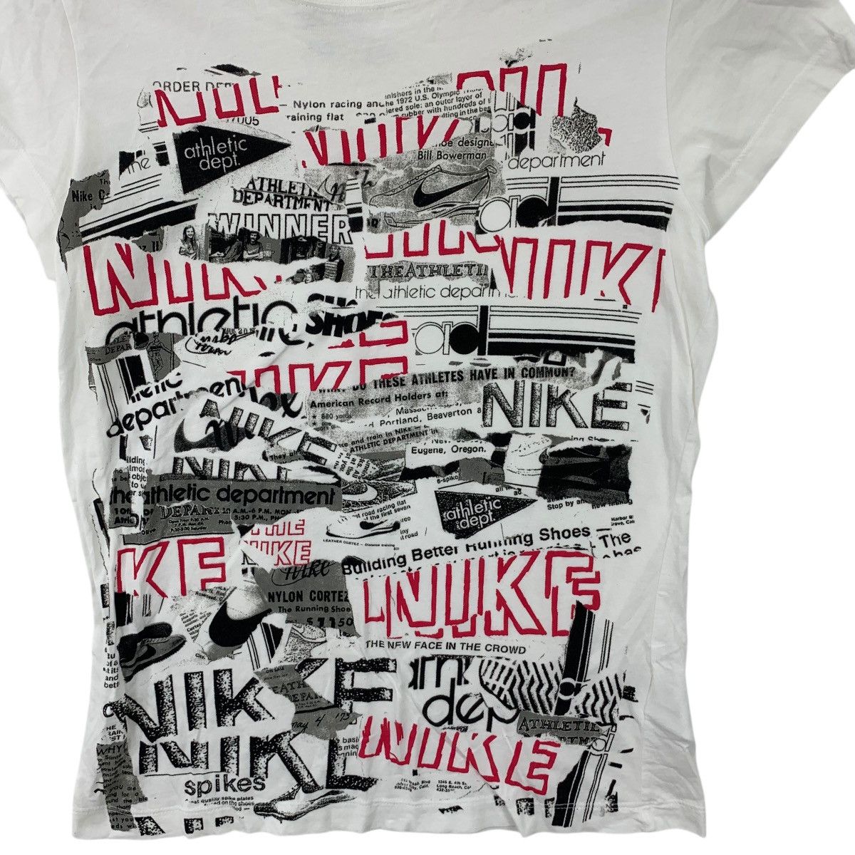 Nike NIKE THE ATHLETIC DEPT Pathwork Logo Tee Shirt Top Size L / US 10 / IT 46 - 3 Thumbnail