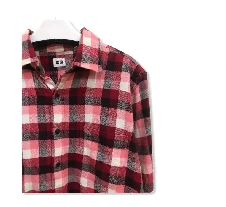 Flannel Japanese Brand Uniqlo Plaid Tartan Flannel Shirt 👕 Size US M / EU 48-50 / 2 - 2 Thumbnail