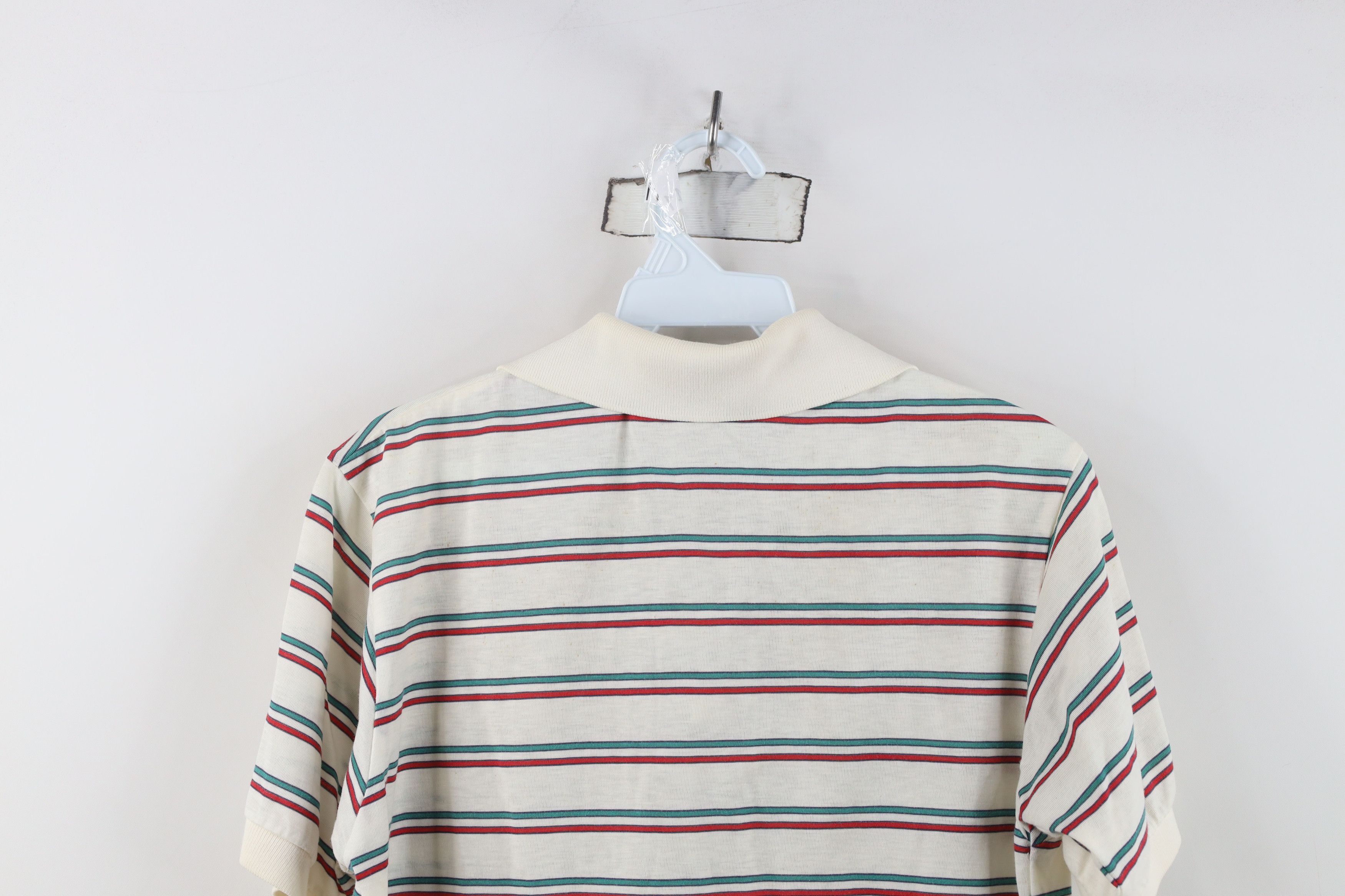 Vintage Vintage 70s 80s Streetwear Knit Striped Golf Polo Shirt Size US M / EU 48-50 / 2 - 15 Thumbnail