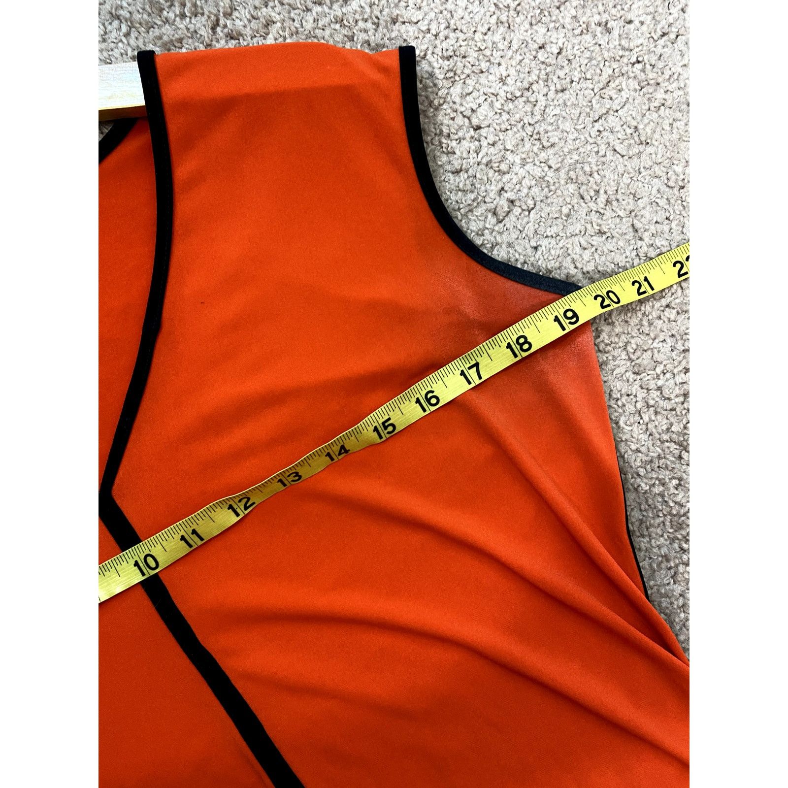 Worthington Women's Orange Worthington Sleeveless Blouse M Size M / US 6-8 / IT 42-44 - 6 Thumbnail