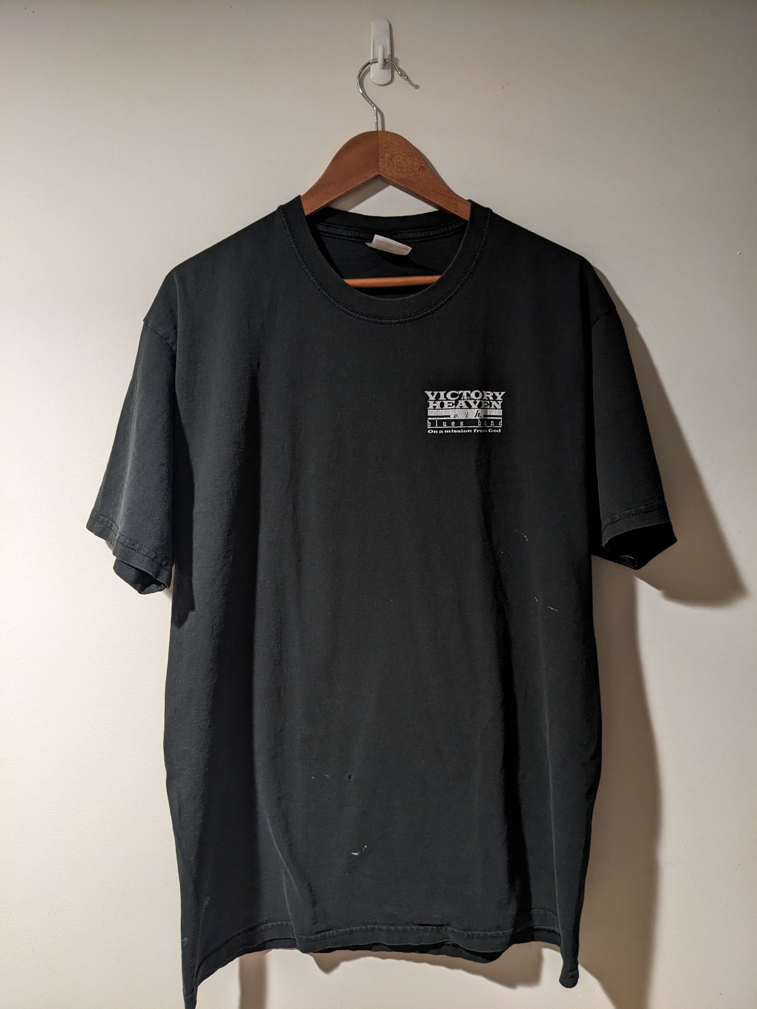 Band Tees × Vintage Vintage Y2K Victory in Heaven Blues Band Mission T-Shirt Size US XL / EU 56 / 4 - 4 Thumbnail