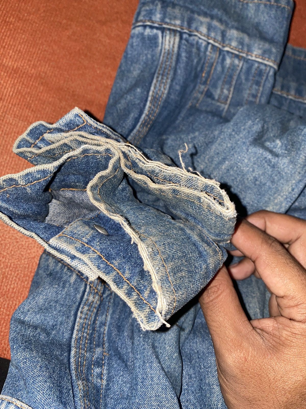 Vintage Vintage Valentino Garavani Jeans Denim Jacket Made in Italy Size US M / EU 48-50 / 2 - 16 Thumbnail