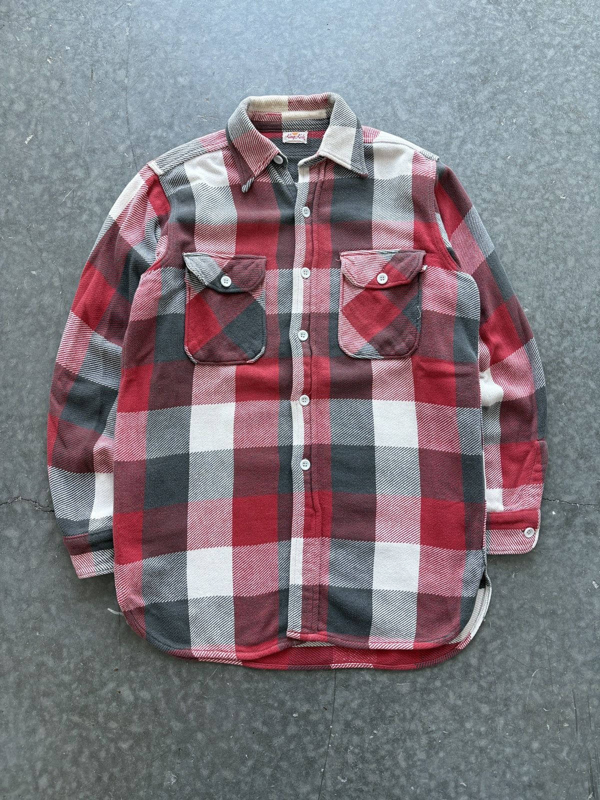 Vintage Vintage 1950s Sanforized King Kole Cotton Flannel Woven Size US L / EU 52-54 / 3 - 1 Thumbnail