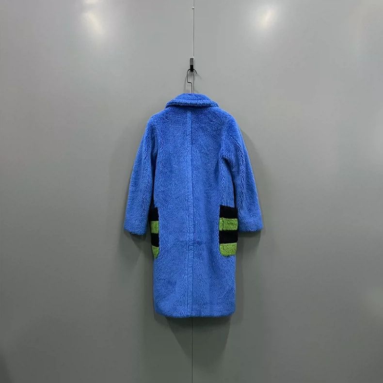 Max Mara Max Mara Show Color Block Teddy Coat Size S / US 4 / IT 40 - 2 Thumbnail