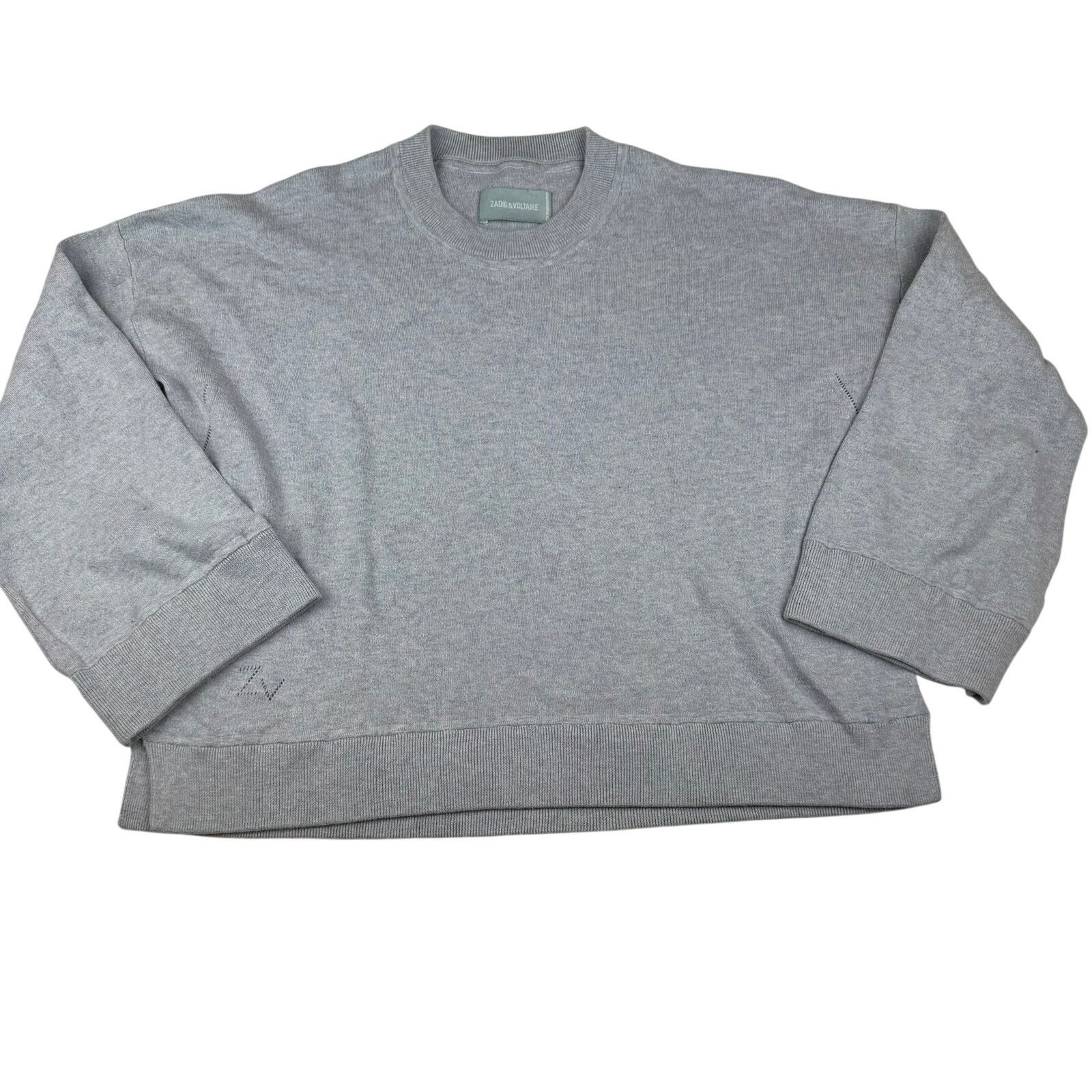 Zadig & Voltaire Zadig & Voltaire Gray Sweatshirt Size Small Size S / US 4 / IT 40 - 1 Thumbnail