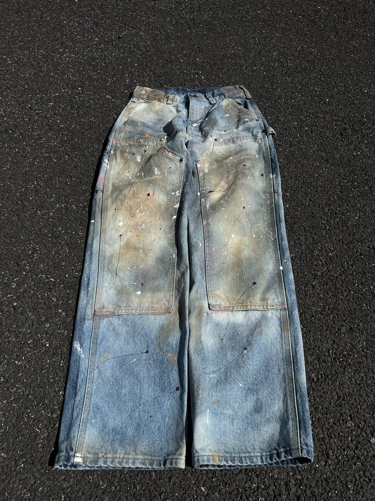 Carhartt Mud Wash Splatter Carhartt Double Knee Size US 30 / EU 46 - 1 Thumbnail