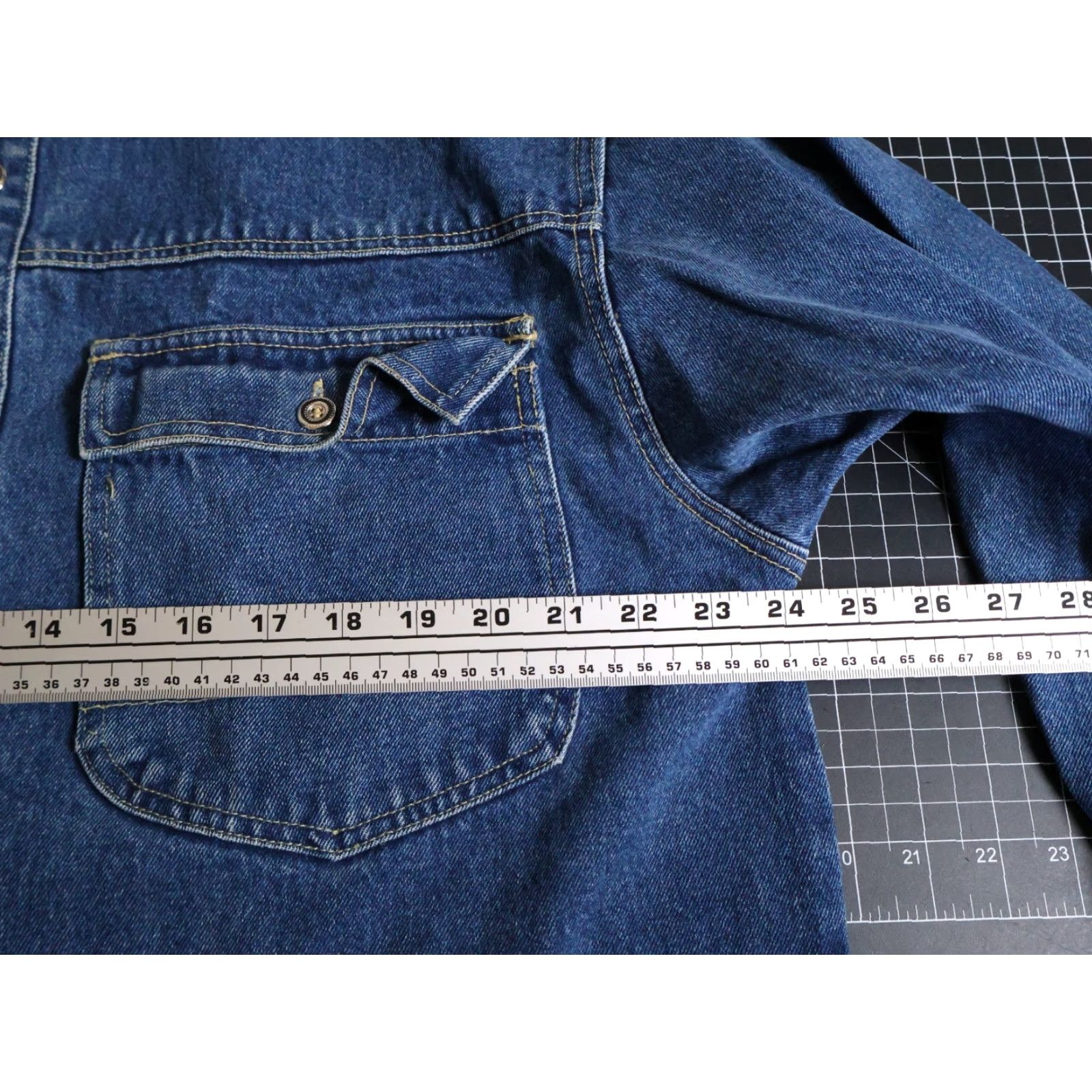 Vintage VINTAGE Paco Sport Denim Shirt Jacket Men's Medium Blue Relaxed Fit Oversized VTG Y2K Shirt Size US M / EU 48-50 / 2 - 5 Thumbnail