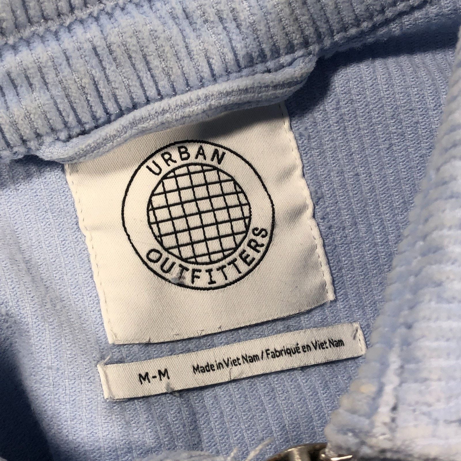 Urban Outfitters Urban Outfitters Light Blue Full-Zip Corduroy Jacket Womens Size M / US 6-8 / IT 42-44 - 5 Thumbnail