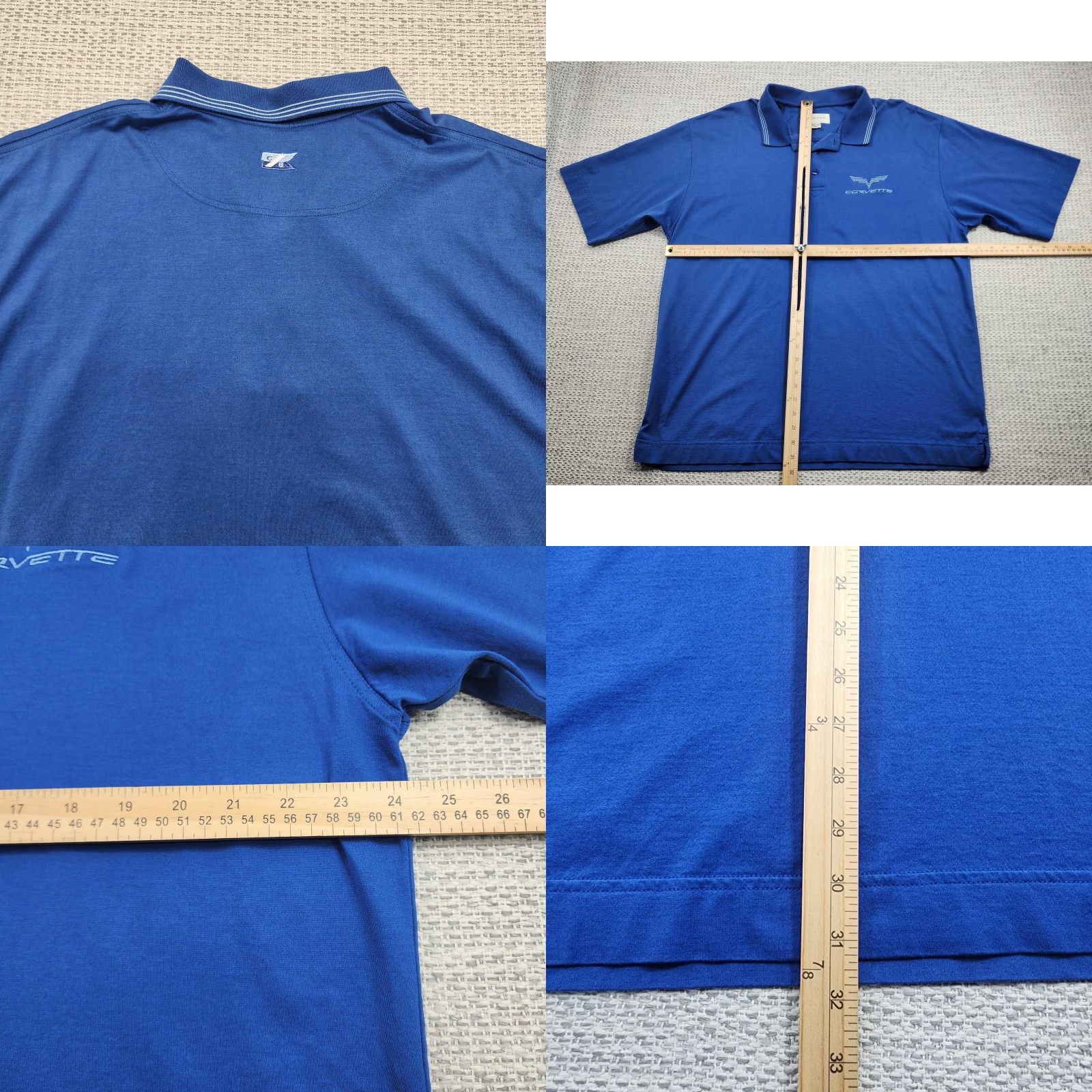 Cutter & Buck Cutter & Buck Corvette Polo Shirt Mens 2XL Blue Embroidered Logo Pima Cotton Size US XXL / EU 58 / 5 - 8 Thumbnail