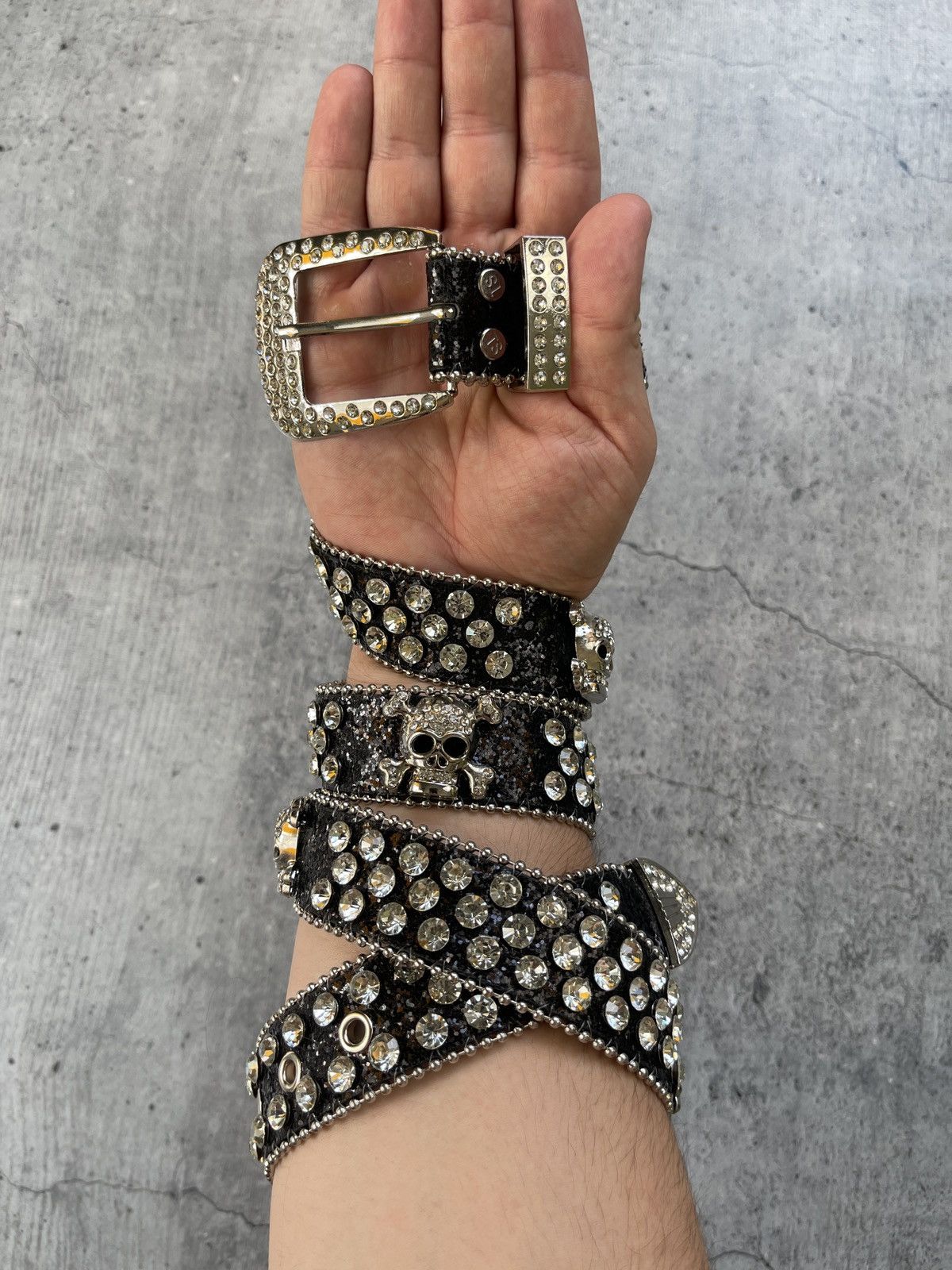 Other Vintage BB Style Crystal Y2K Belt Retro 90s Size ONE SIZE - 2 Thumbnail