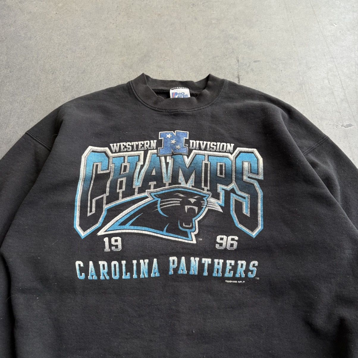 NFL × Vintage Vintage 1996 Carolina Panthers Championship Sweatshirt XXL Size US XXL / EU 58 / 5 - 6 Thumbnail
