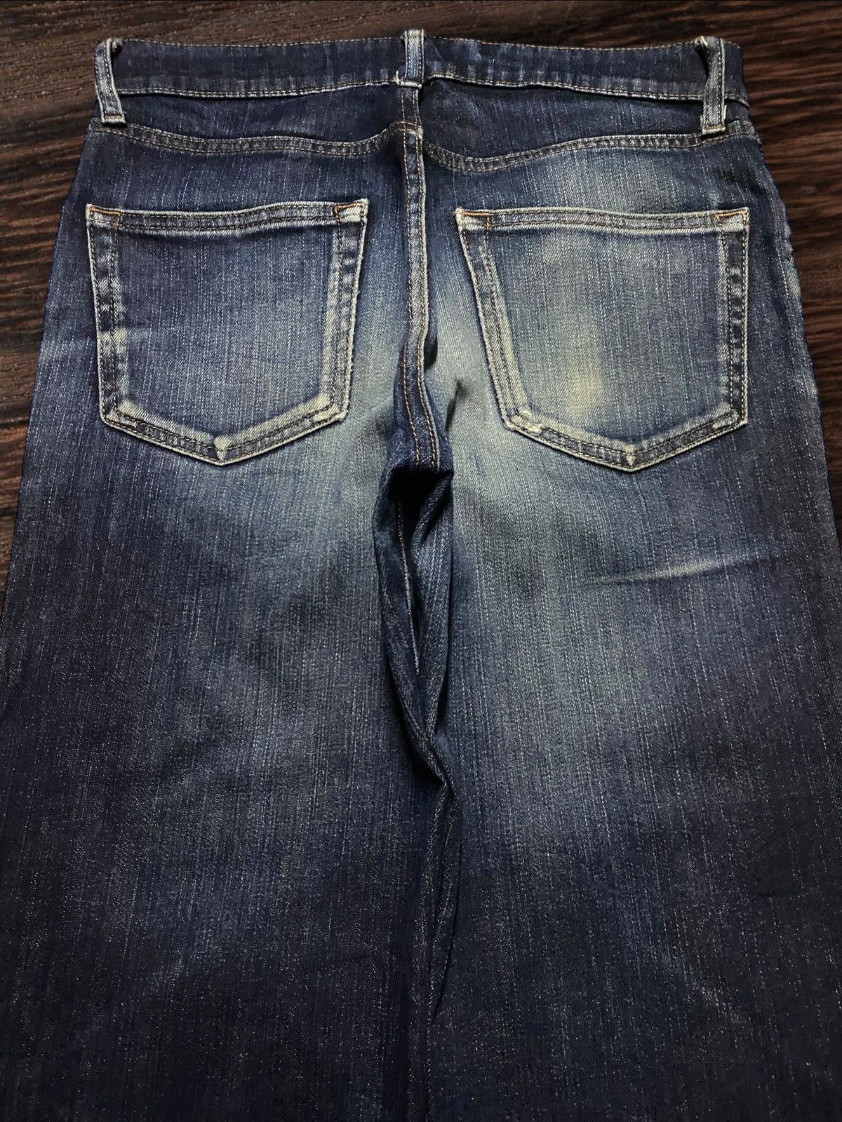 Jun Takahashi Vintage Japanese Brand Uniqlo Fade Wash Distressed Slim Jean Size US 30 / EU 46 - 4 Thumbnail