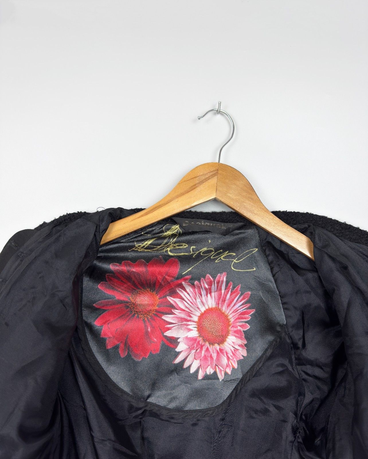 Desigual Desigual Wool Printed Black Womens Coat Size 38 Size XS / US 0-2 / IT 36-38 - 9 Thumbnail
