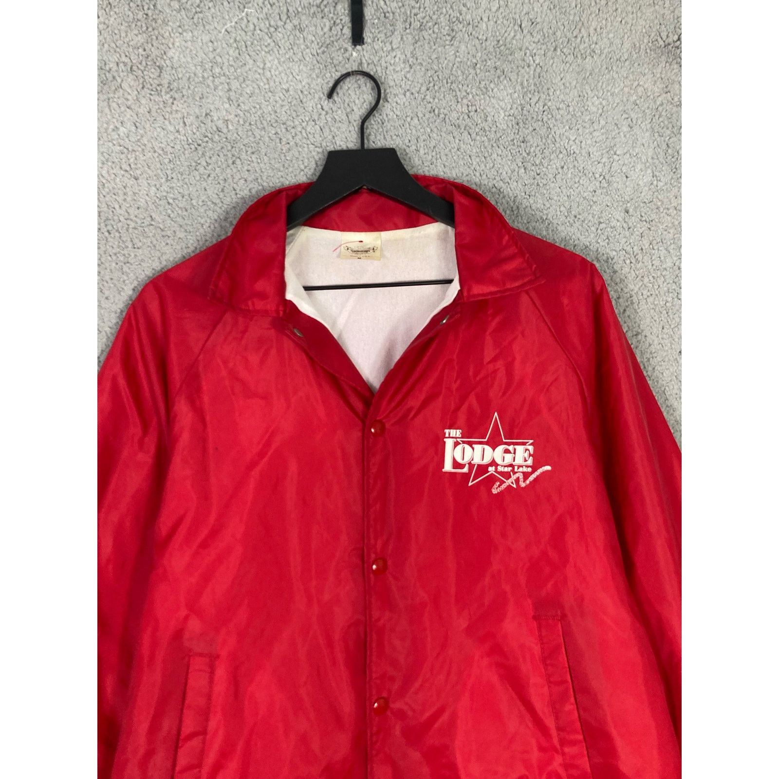Auburn Sportswear The Lodge Star Lake Auburn Vintage Red Windbreaker Jacket M Size US M / EU 48-50 / 2 - 6 Thumbnail