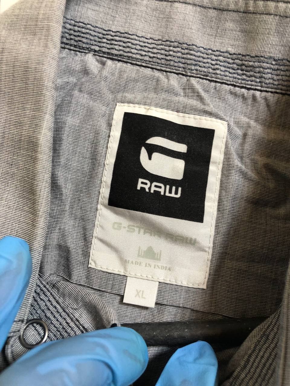 G-Star G Star Raw Men's Midnight Piping Check Shirt Short Sleeve Size US XL / EU 56 / 4 - 10 Thumbnail