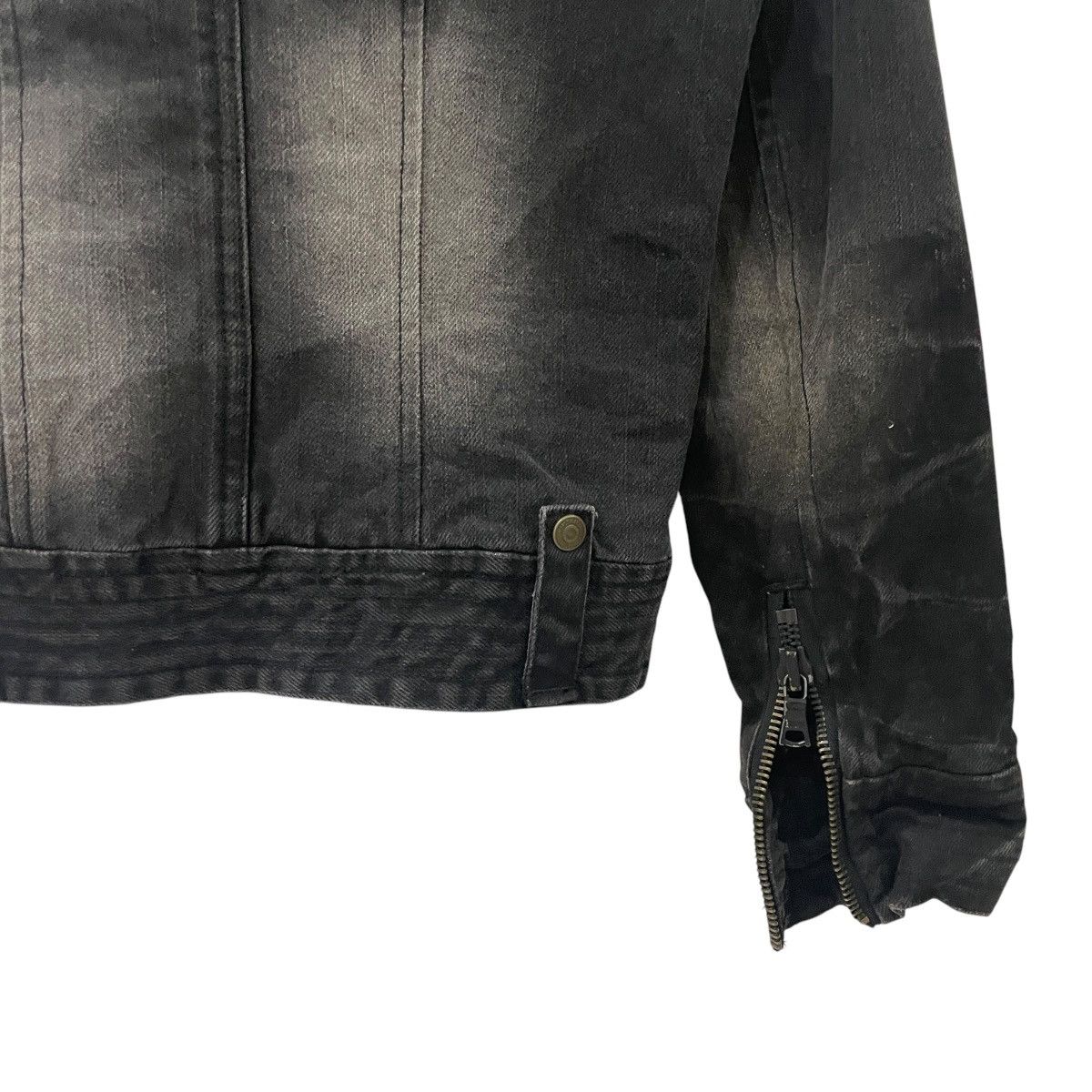 Other Vintage Y2k Magic Square Bikers Denim Jacket Size M / US 6-8 / IT 42-44 - 10 Thumbnail