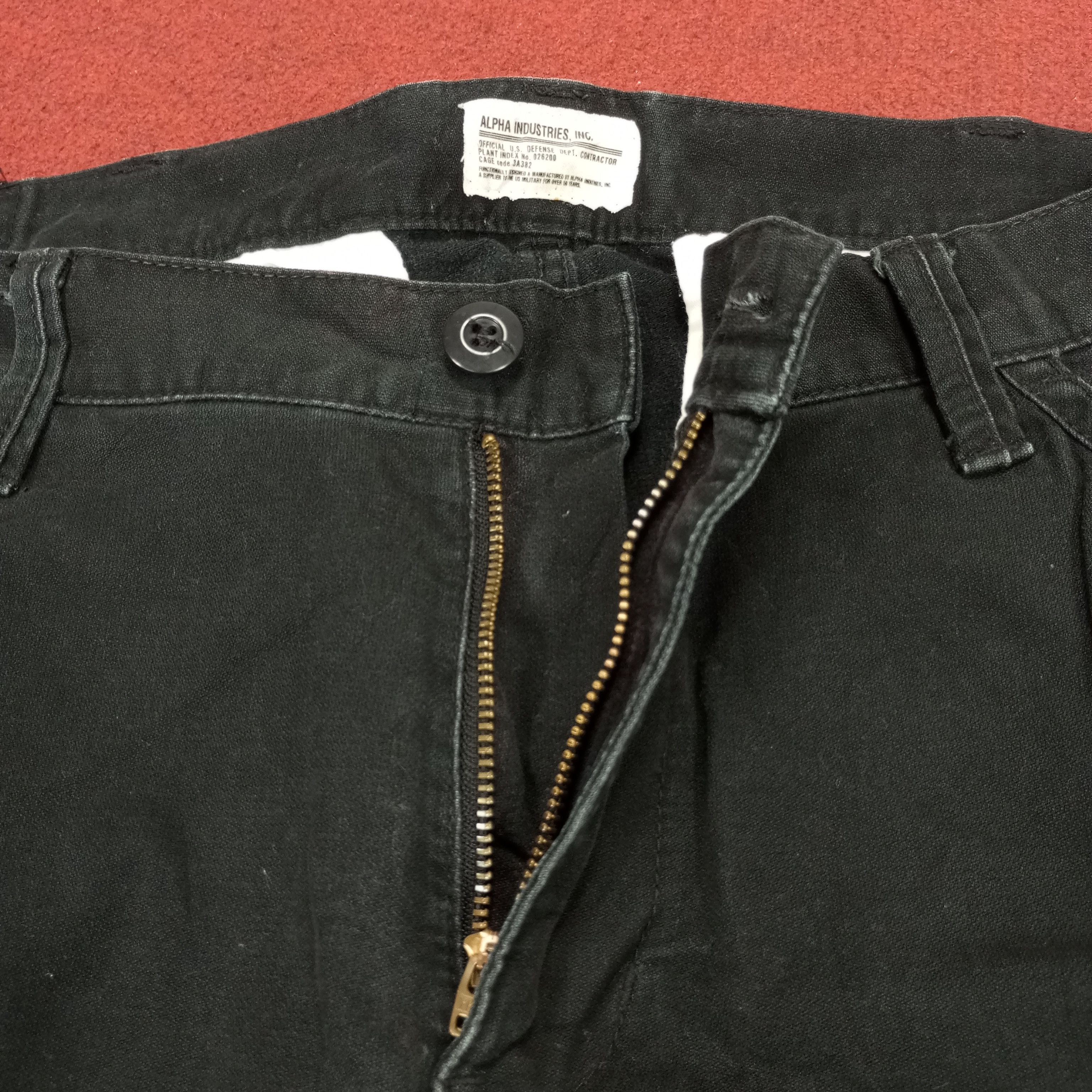Alpha Industries × Vintage Alpha Industries Cargo Pants Streetwear Skater Style Size US 34 / EU 50 - 12 Thumbnail
