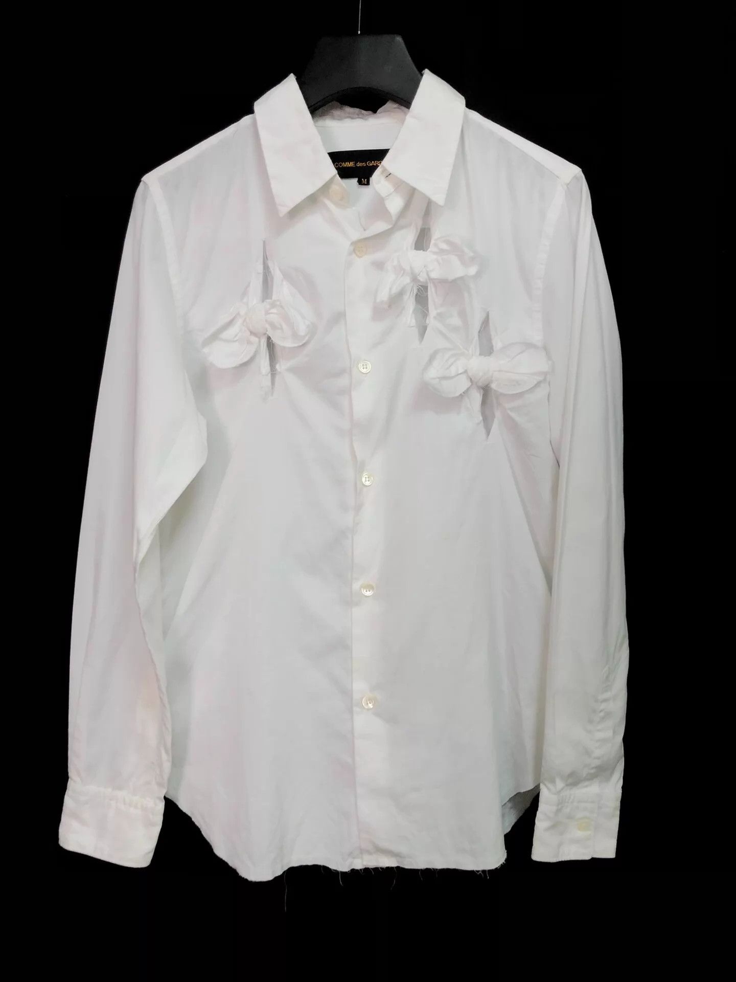 Comme des Garcons Comme des Garçons SS03 Flower White Cotton Shirt M Size US M / EU 48-50 / 2 - 1 Thumbnail