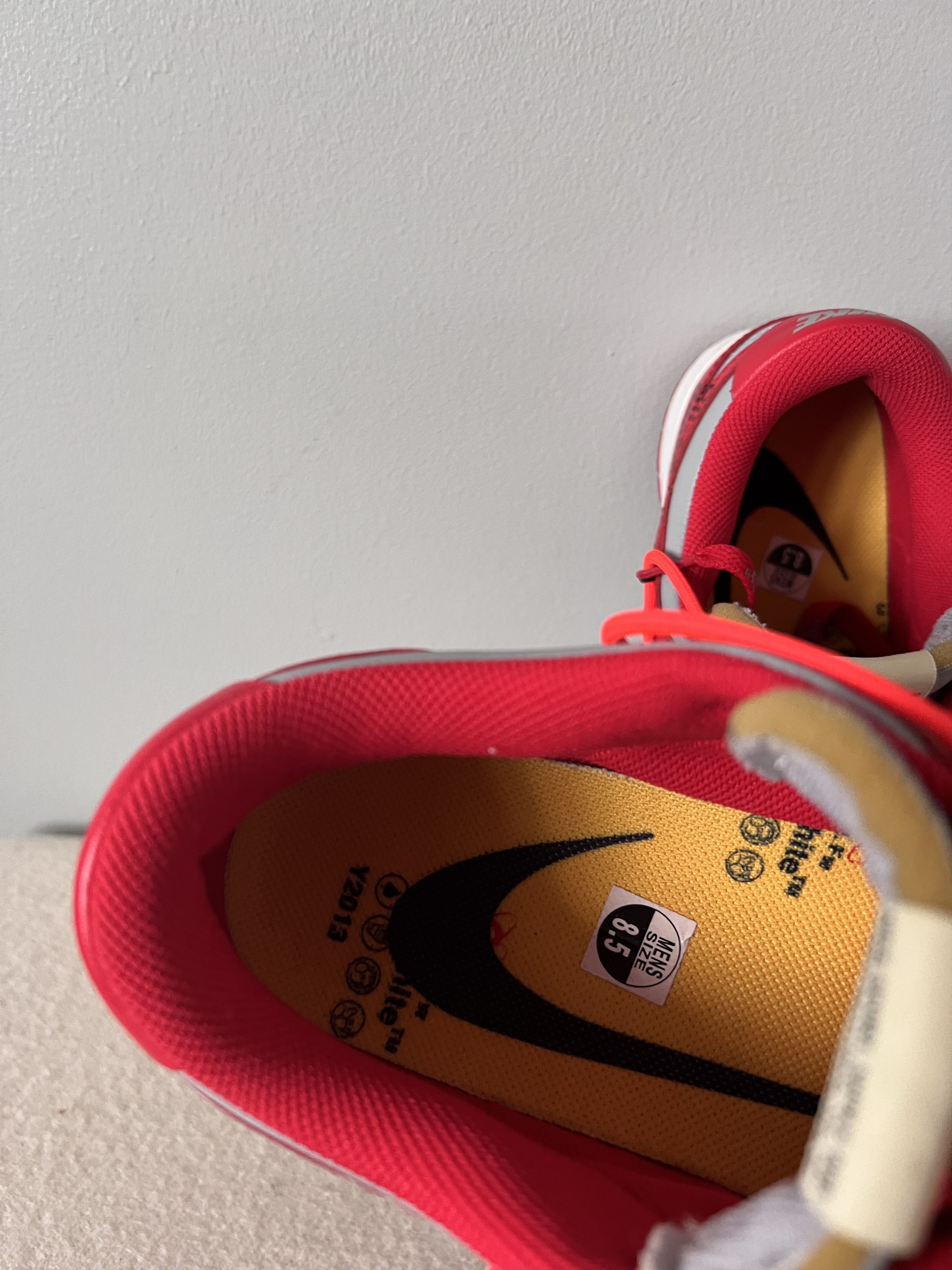 Nike × Off-White Off White Nike Dunk Low in University Red Size US 8.5 / EU 41-42 - 8 Thumbnail