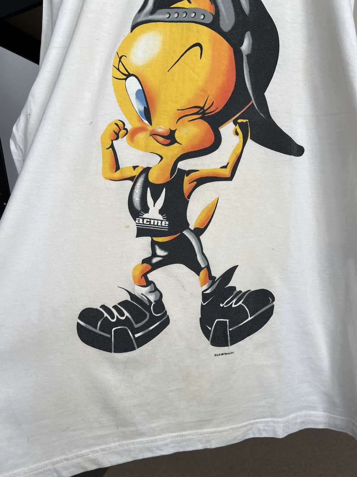 Cartoon Network Vintage 1994 Tweety Warner Bros Looney Tunes Cartoon T-shirt Size US XL / EU 56 / 4 - 13 Thumbnail
