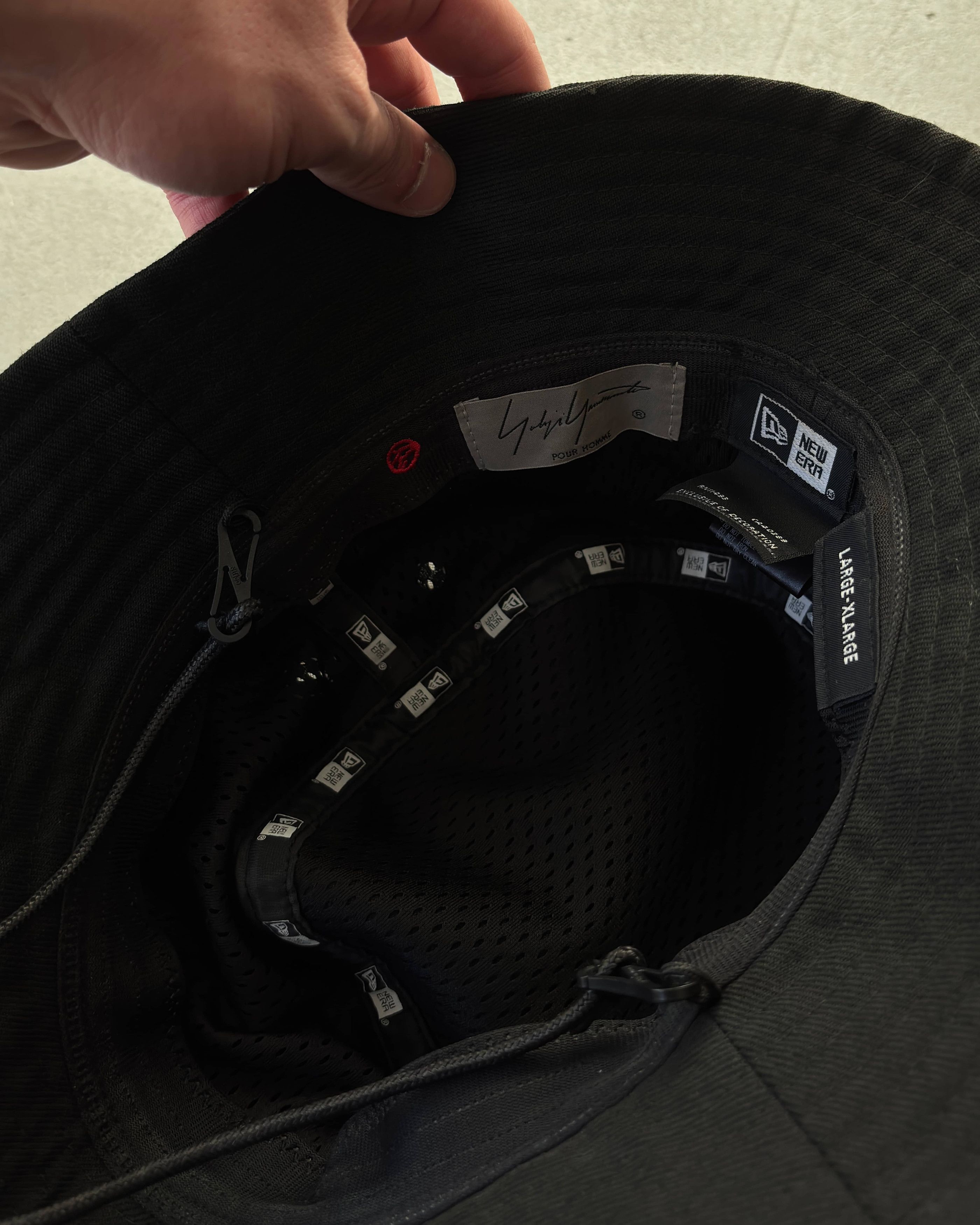 New Era × Yohji Yamamoto Yohji Yamamoto New Era Bucket Hat Size ONE SIZE - 5 Thumbnail