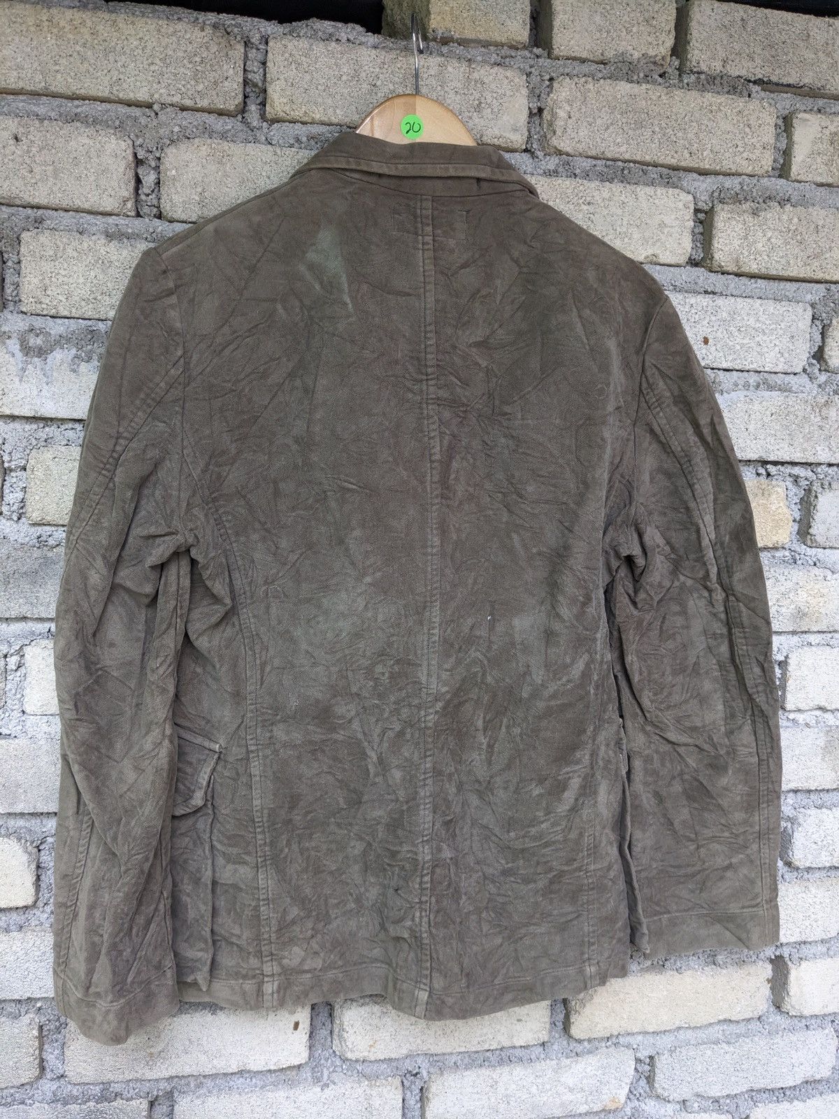 CABANE de ZUCCa Cabane de Zucca Distressed Cotton Work Blazer Size M / US 6-8 / IT 42-44 - 3 Thumbnail