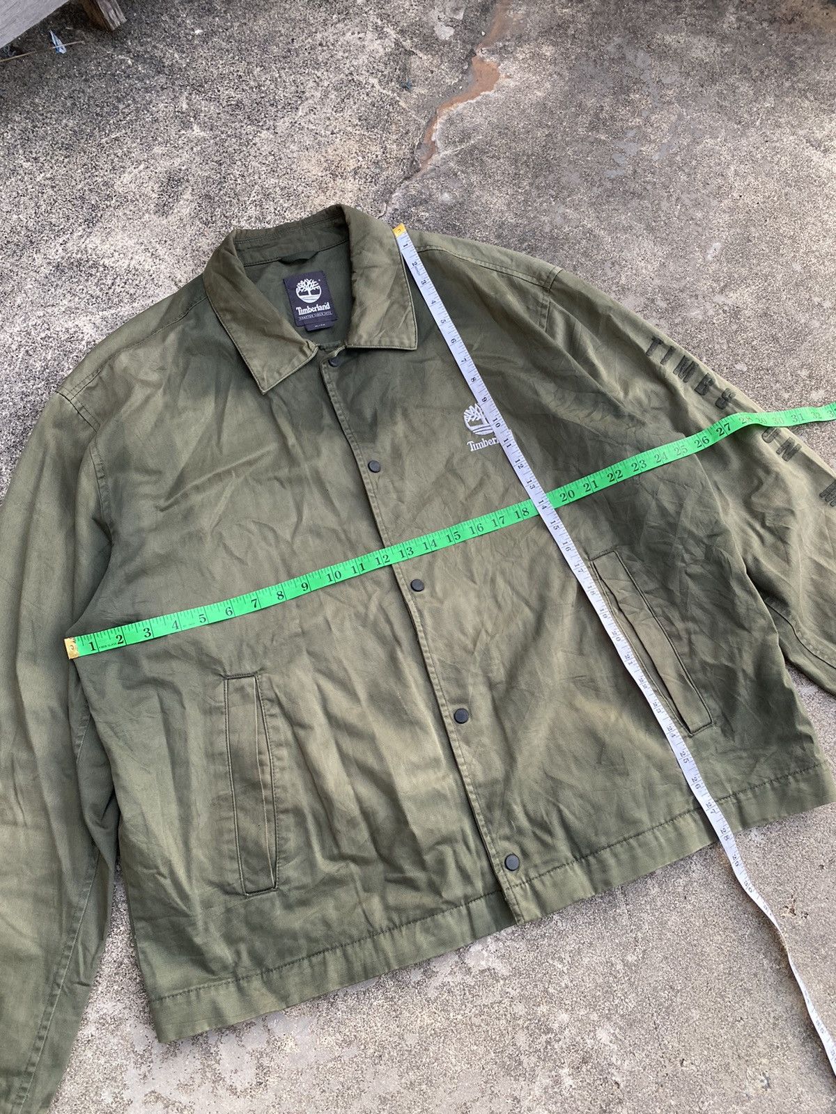 Timberland Vintage Sunfaded Timberland Streetwear Spellout Jacket Size US XL / EU 56 / 4 - 10 Thumbnail