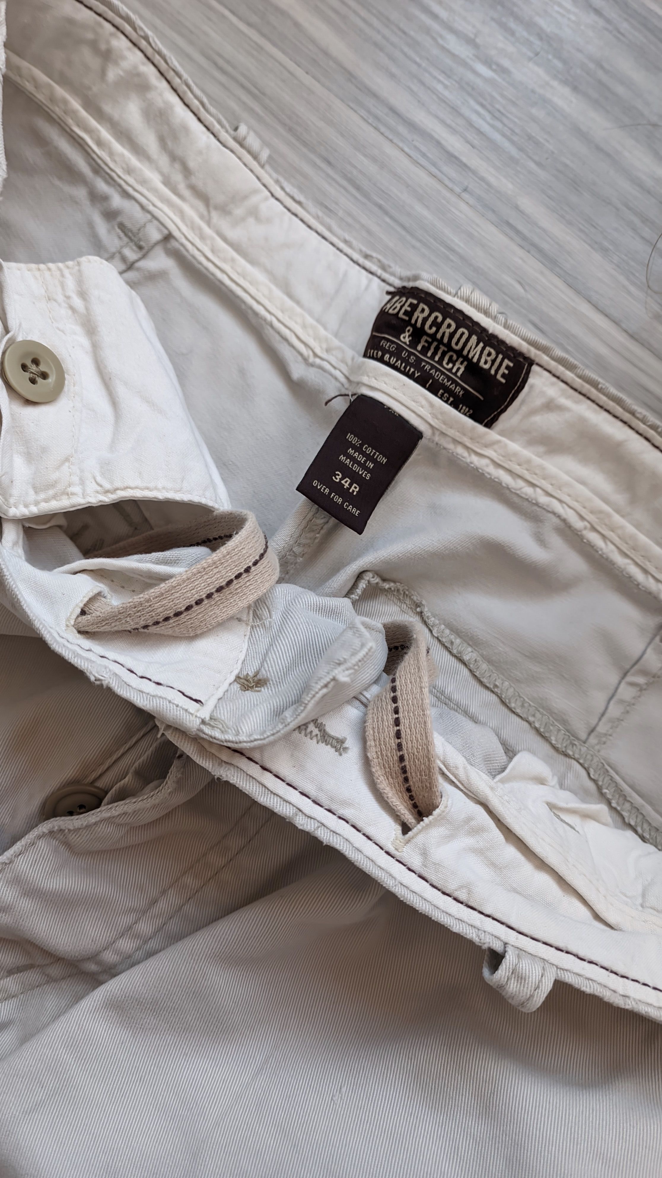 Abercrombie & Fitch × If Six Was Nine × Japanese Brand Y2K Abercrombie & Fitch faded trousers chino pants Baggy Size US 34 / EU 50 - 6 Thumbnail
