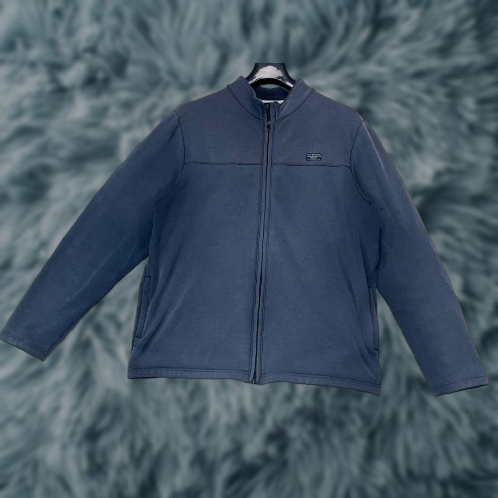 TravisMathew Travis Mathew Jacket Men Large Full Zip Pockets Stretch Stained Sweatshirt Size US L / EU 52-54 / 3 - 1 Thumbnail