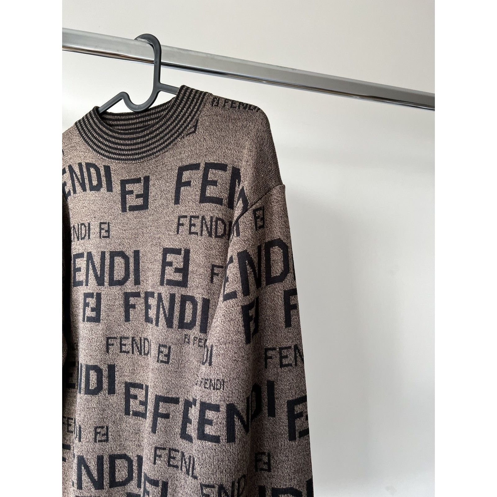 Fendi Fendi zucca ff monogram vintage wool sweater Size US S / EU 44-46 / 1 - 2 Thumbnail
