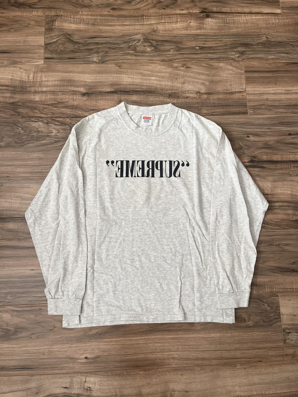 Supreme Supreme Mirror L/S Size US L / EU 52-54 / 3 - 1 Thumbnail