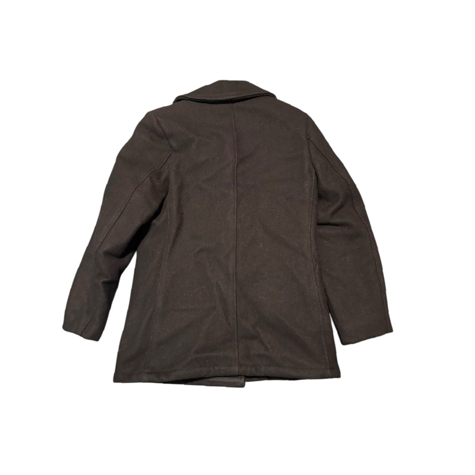 Schott VINTAGE SCHOTT US 740N Womens Pea Coat/Jacket MFG NY Size 6 Black Wool Made In USA Wool Blend Dry Clean Only Regular Fit Long Sleeve Button Coat Size M / US 6-8 / IT 42-44 - 5 Thumbnail