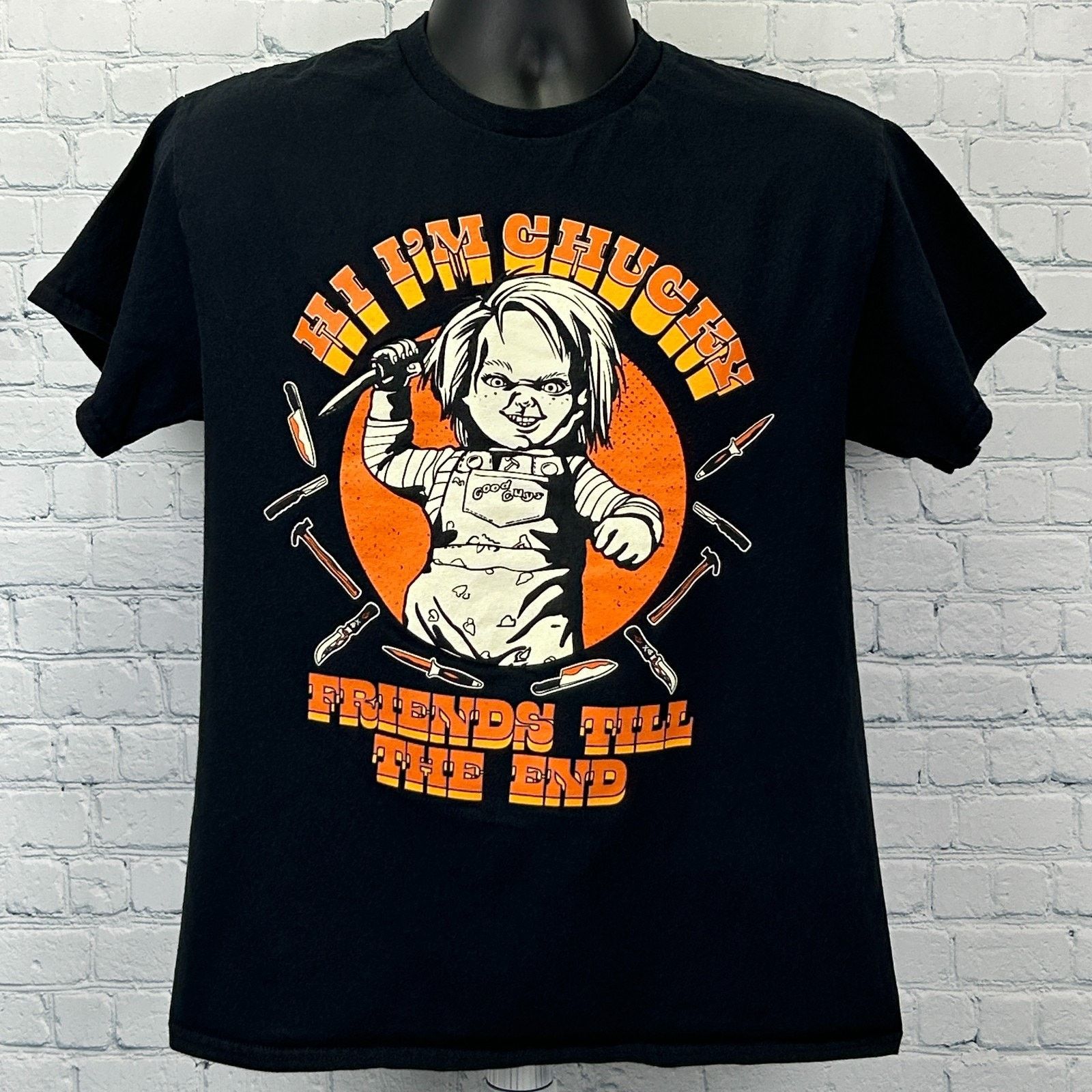 Other Chucky Friends Till The End T Shirt Black Childs Play Medium Size US M / EU 48-50 / 2 - 2 Thumbnail