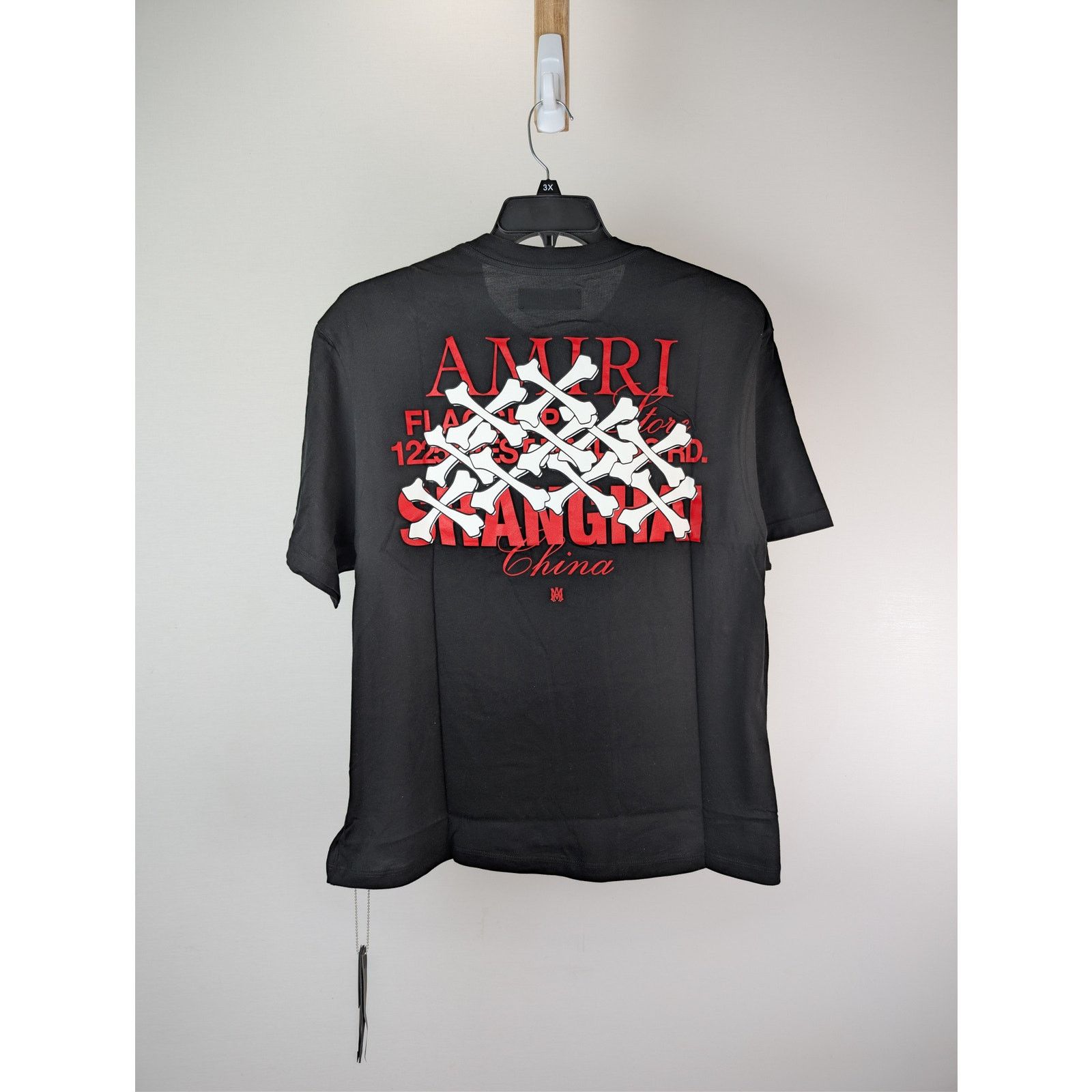 Amiri o1rshd1 Shanghai Exclusive Short Sleeve Tee T-Shirt in Black Size US L / EU 52-54 / 3 - 9 Thumbnail
