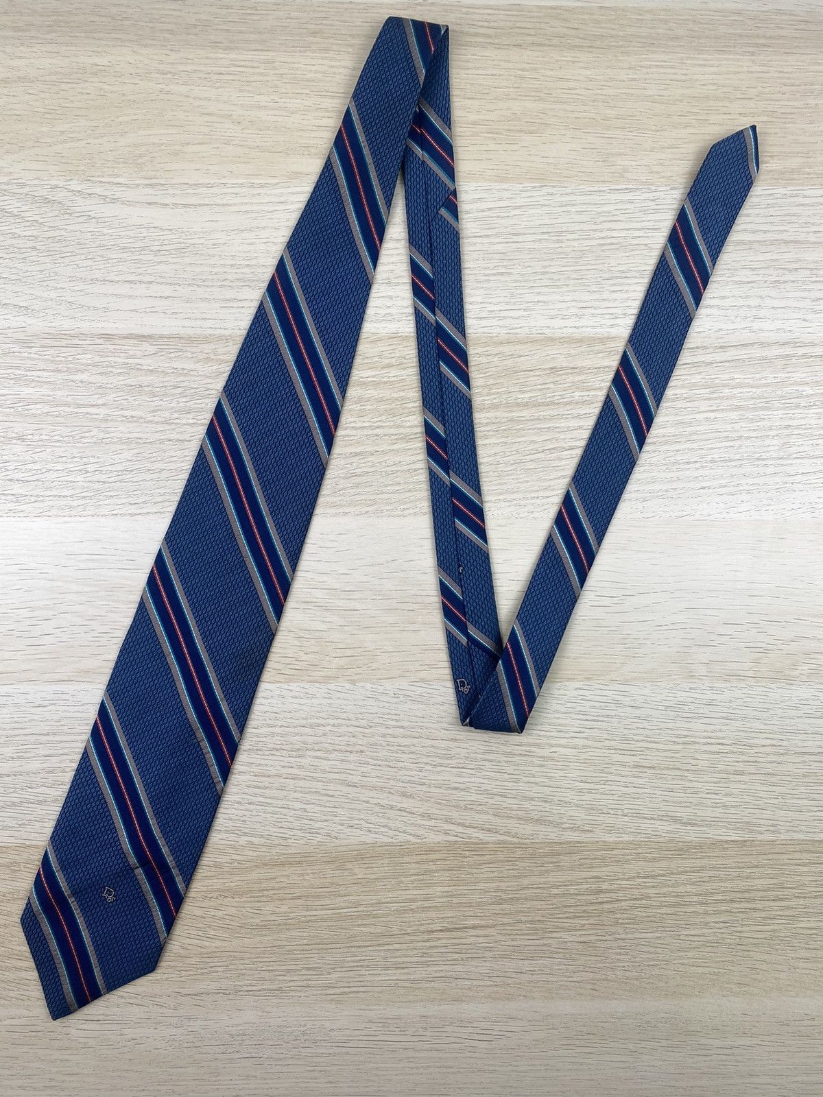 Christian Dior Monsieur Christian Dior Silk Tie T52 Size ONE SIZE - 2 Thumbnail