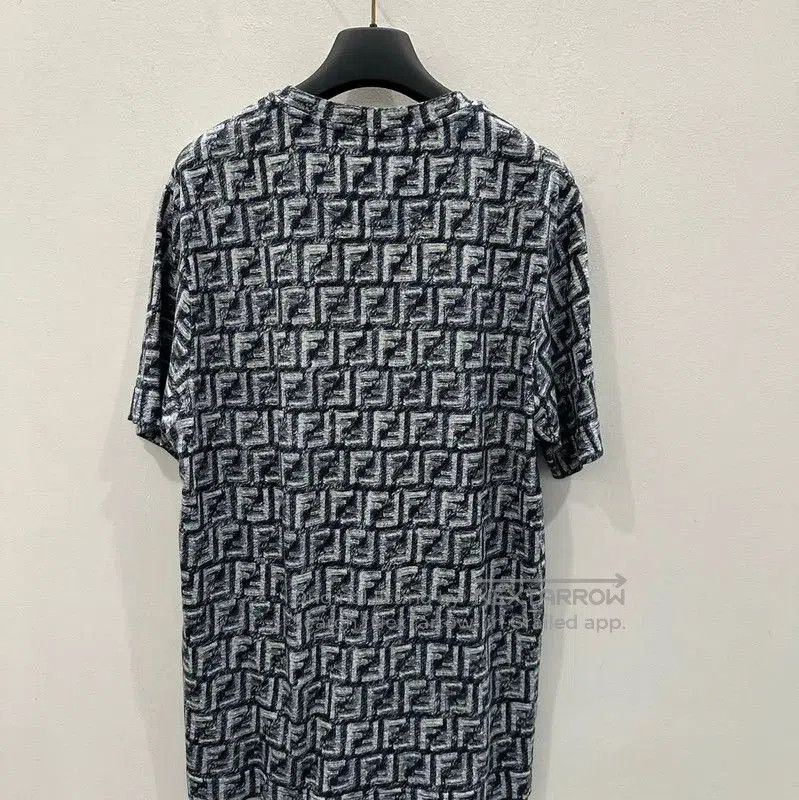 Fendi Fendi Men's Light Blue Cotton T-Shirt . Size US S / EU 44-46 / 1 - 3 Thumbnail