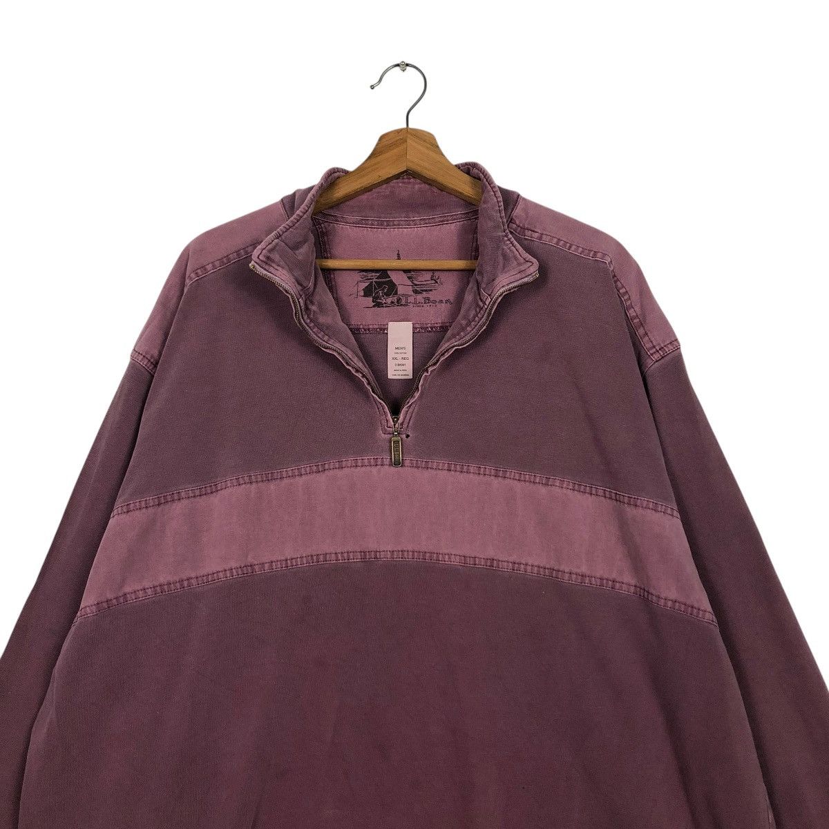 Japanese Brand 🔥VINTAGE HALF ZIPPER SWEATSHIRT WORKER L.L.BEAN Size US XXL / EU 58 / 5 - 14 Thumbnail