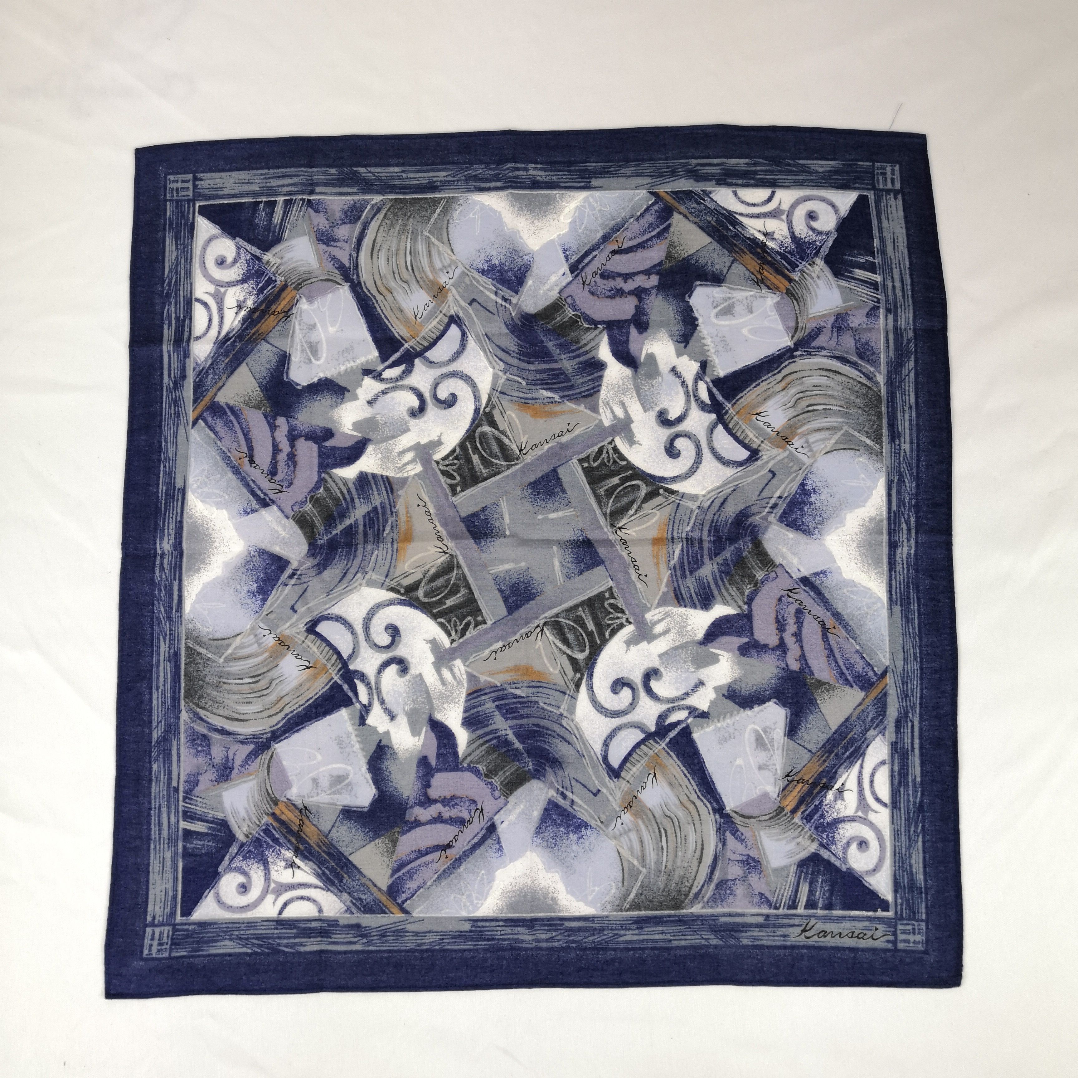 Kansai Yamamoto × Vintage Vintage Kansai Bandana Scarf Handkerchief Neckerchief Size ONE SIZE - 2 Thumbnail