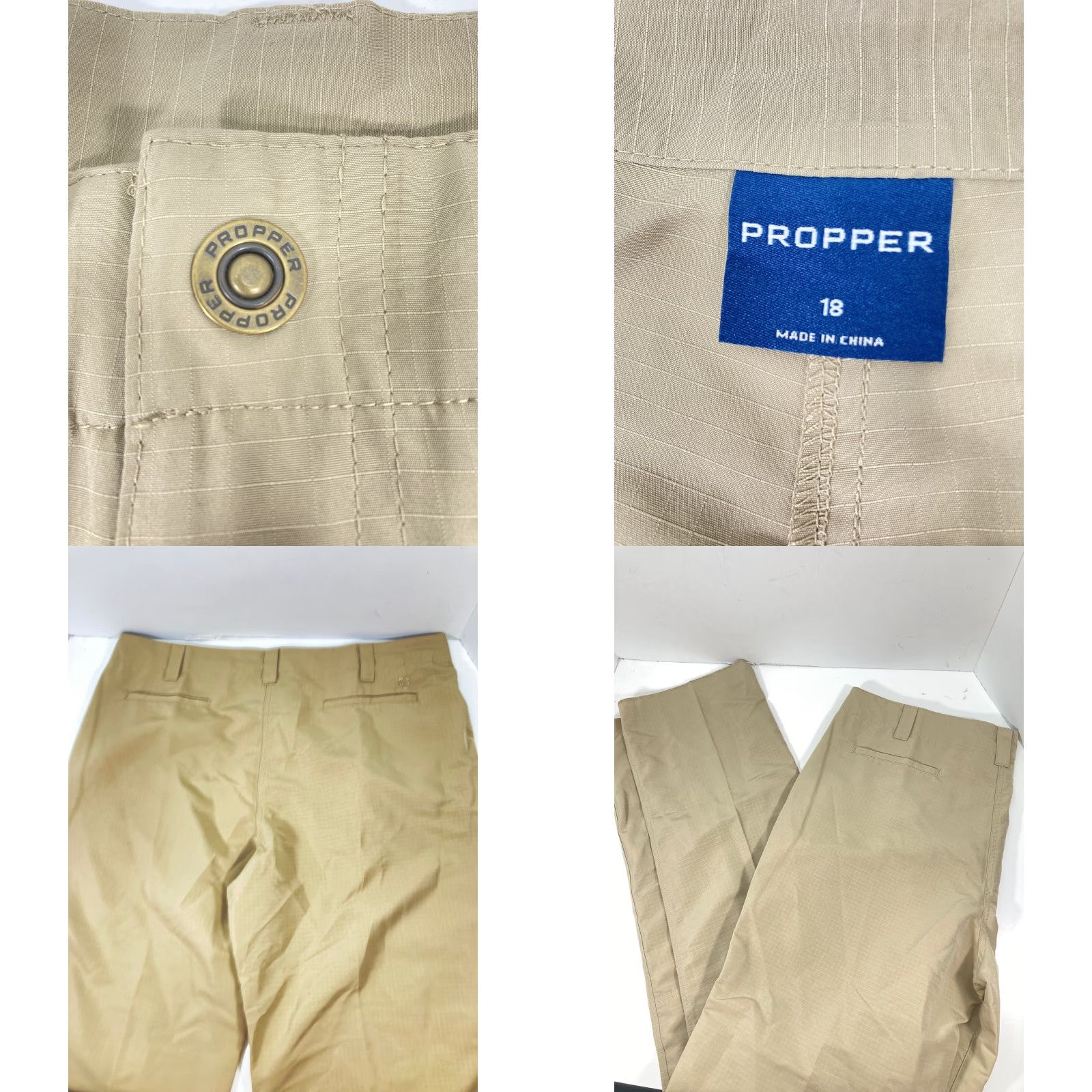 Propper Propper Pants Women 18 40X38 Khaki Beige Ripstop Unhemmed NWOT Bagged Propper Tactical Pants Women Size 18 40X38 Khaki Beige Ripstop Unhemmed NWOT Size 40" / US 18 - 8 Thumbnail
